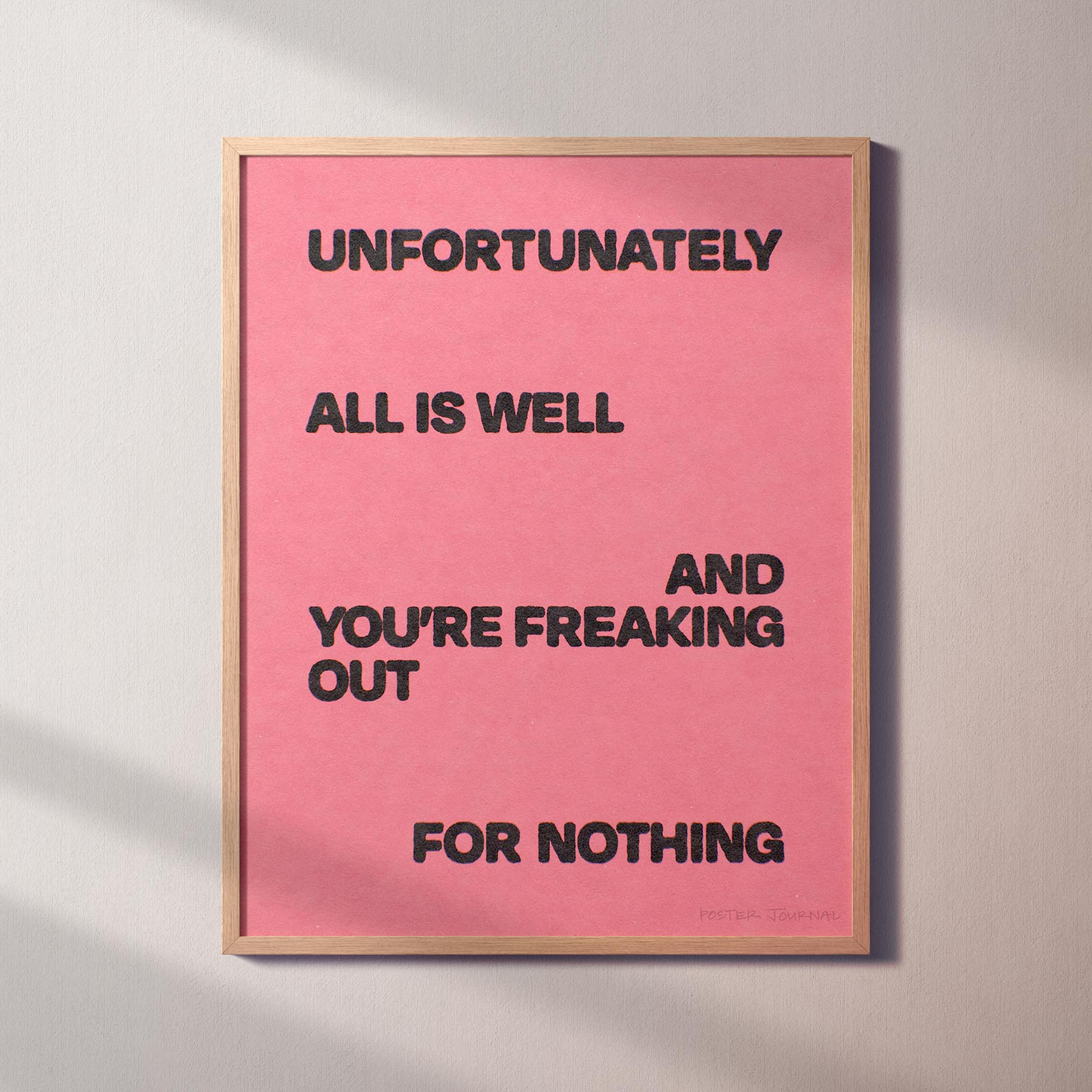 UNFORTUNATELY PRINT