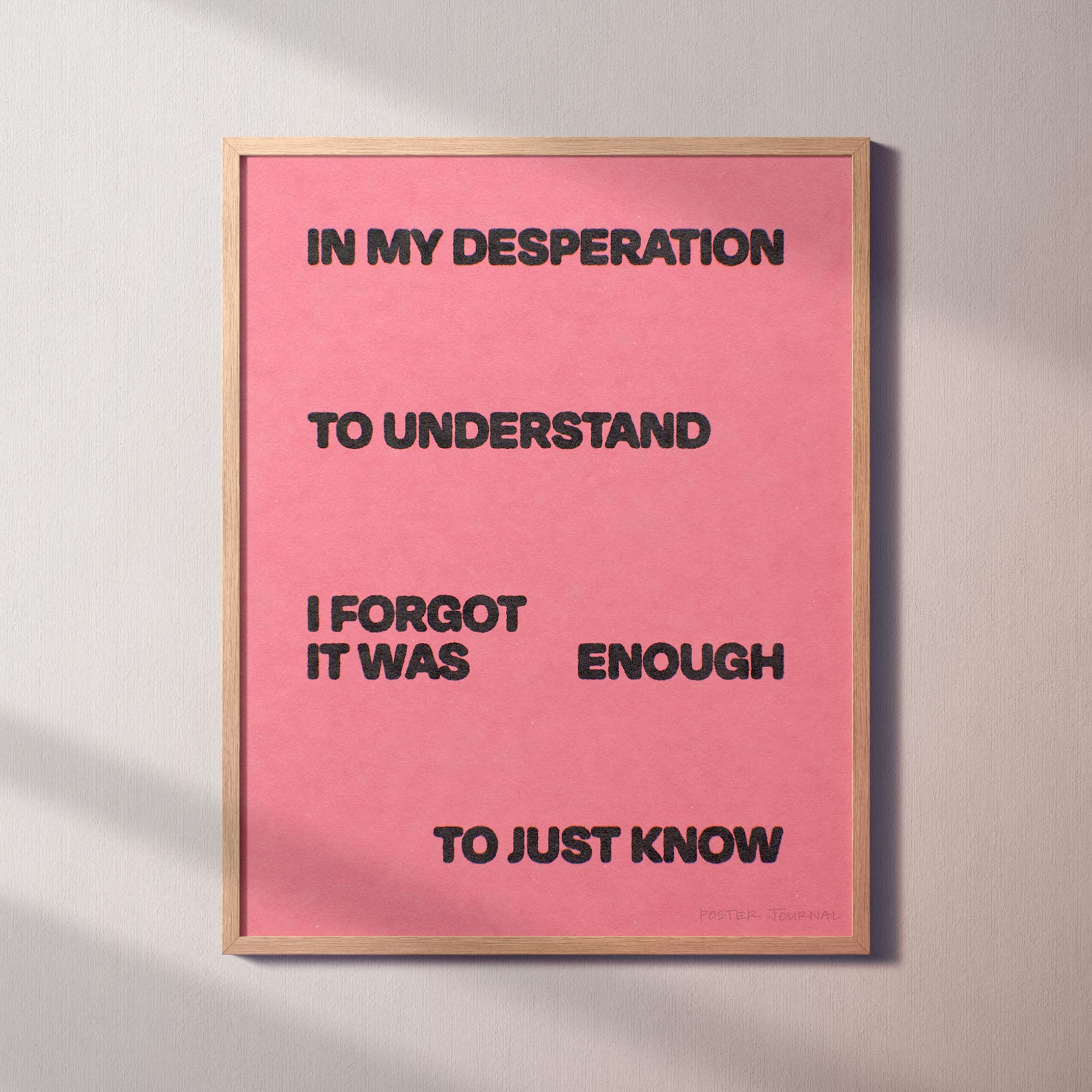 DESPERATION PRINT