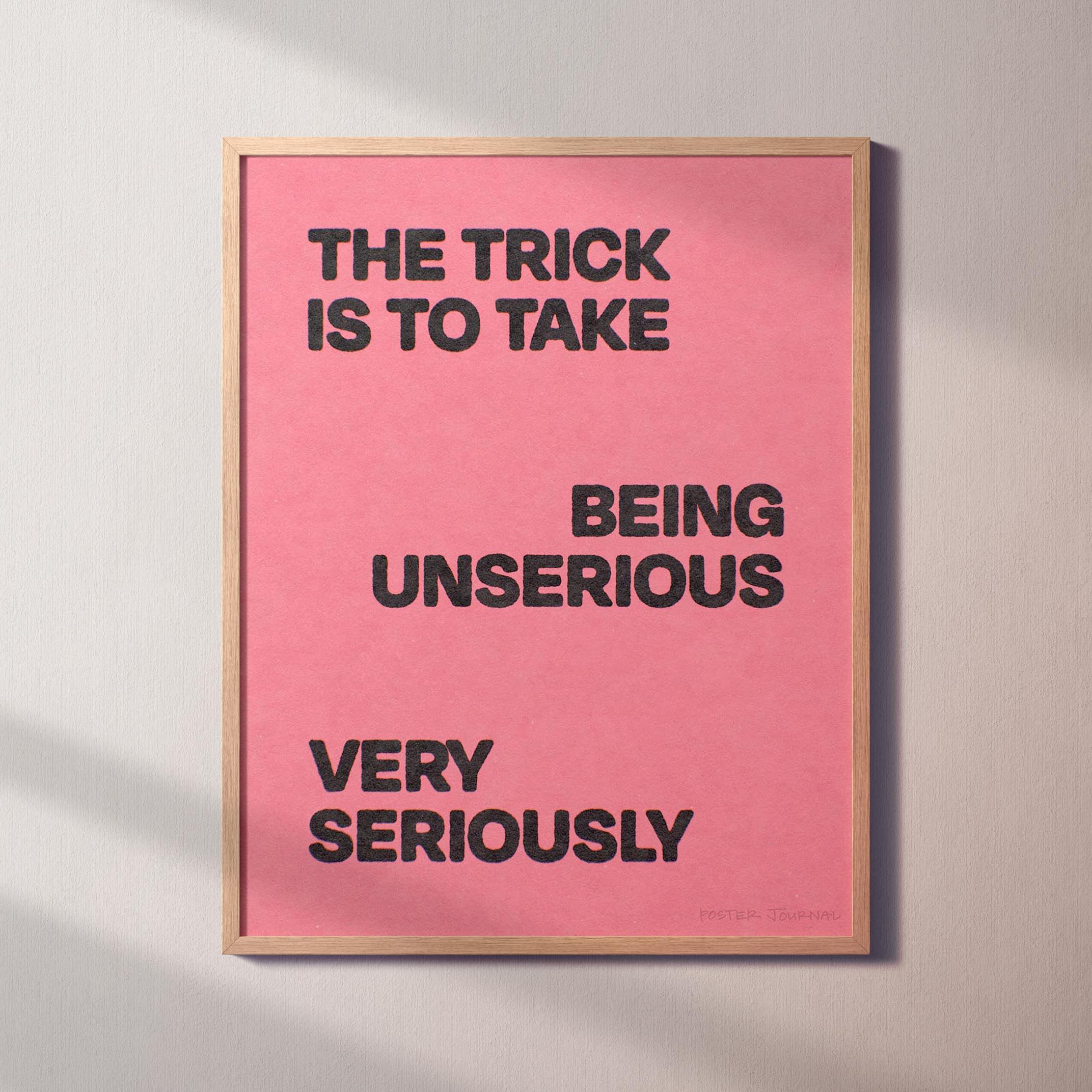 UNSERIOUS PRINT