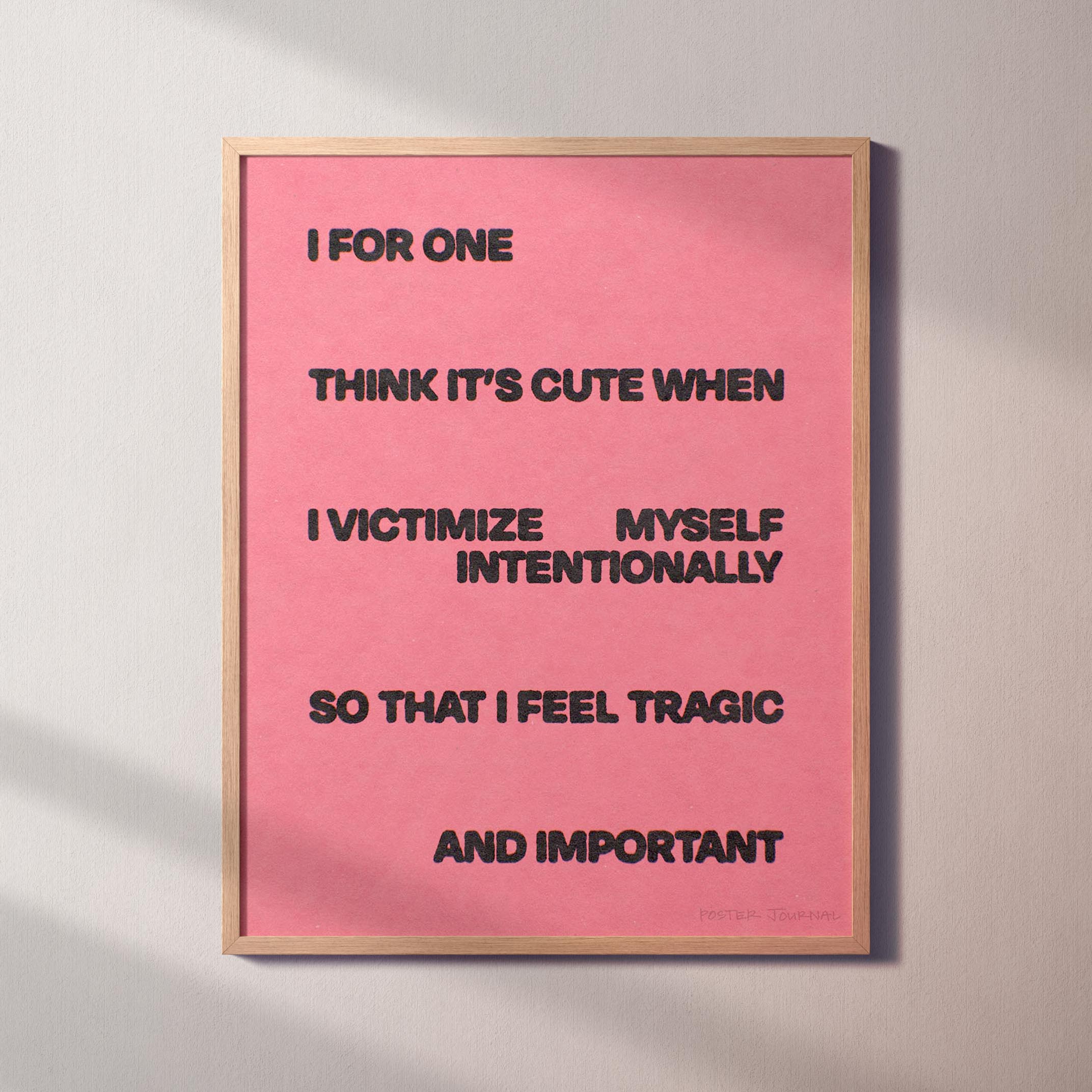 TRAGIC PRINT