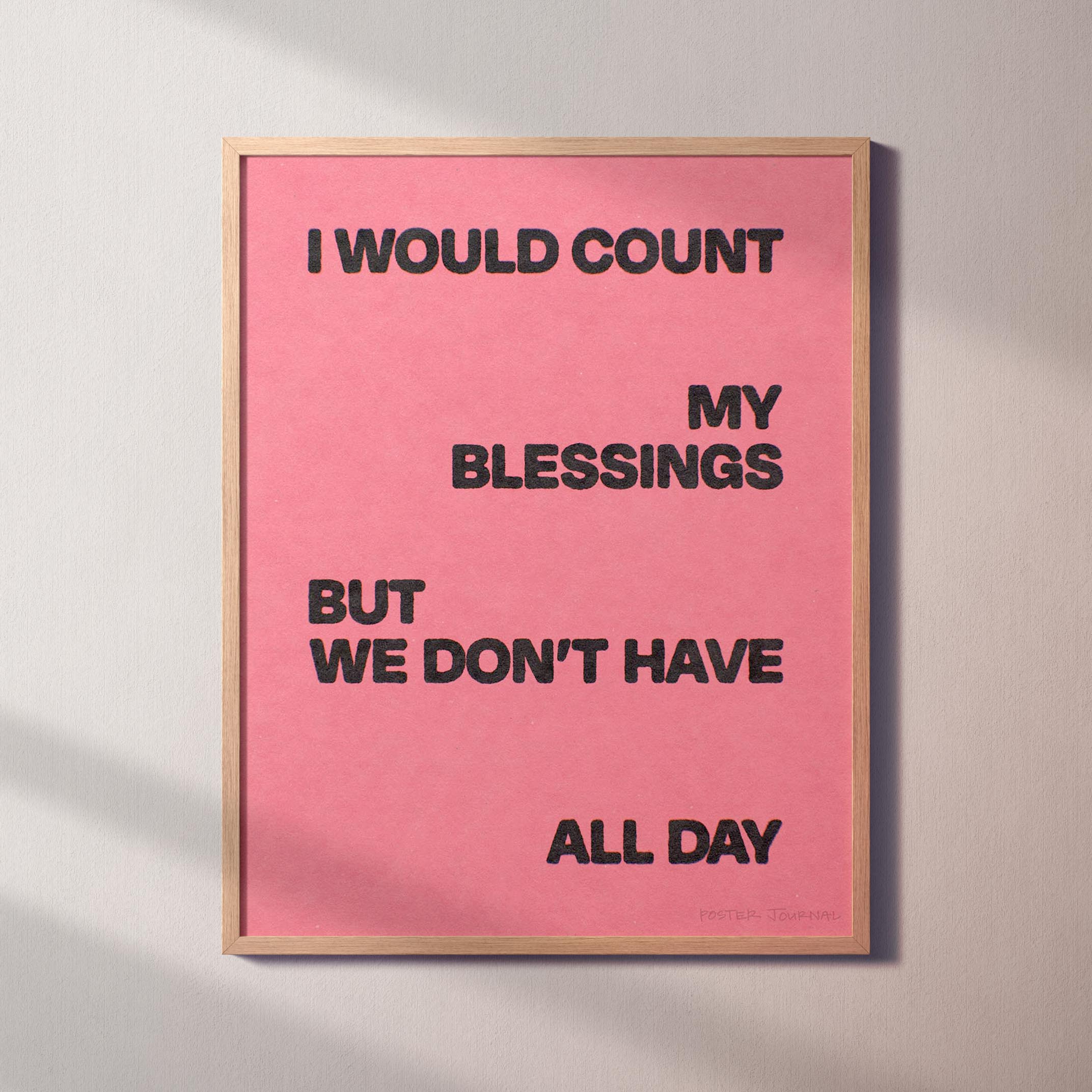 BLESSINGS PRINT