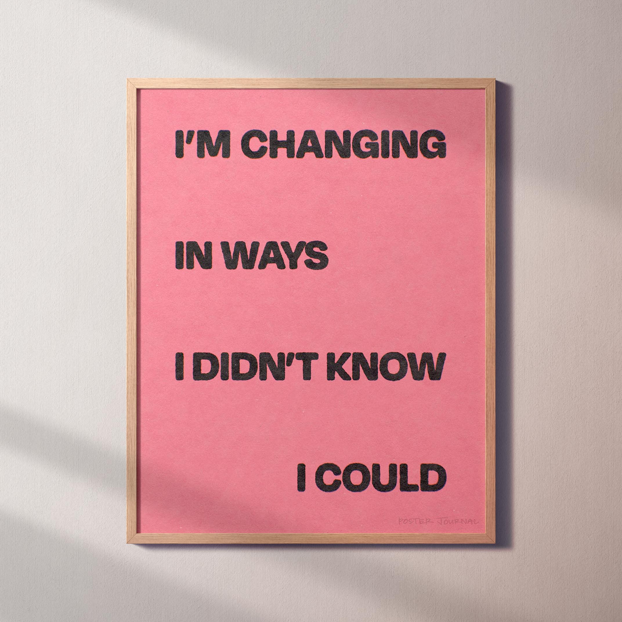 CHANGING PRINT