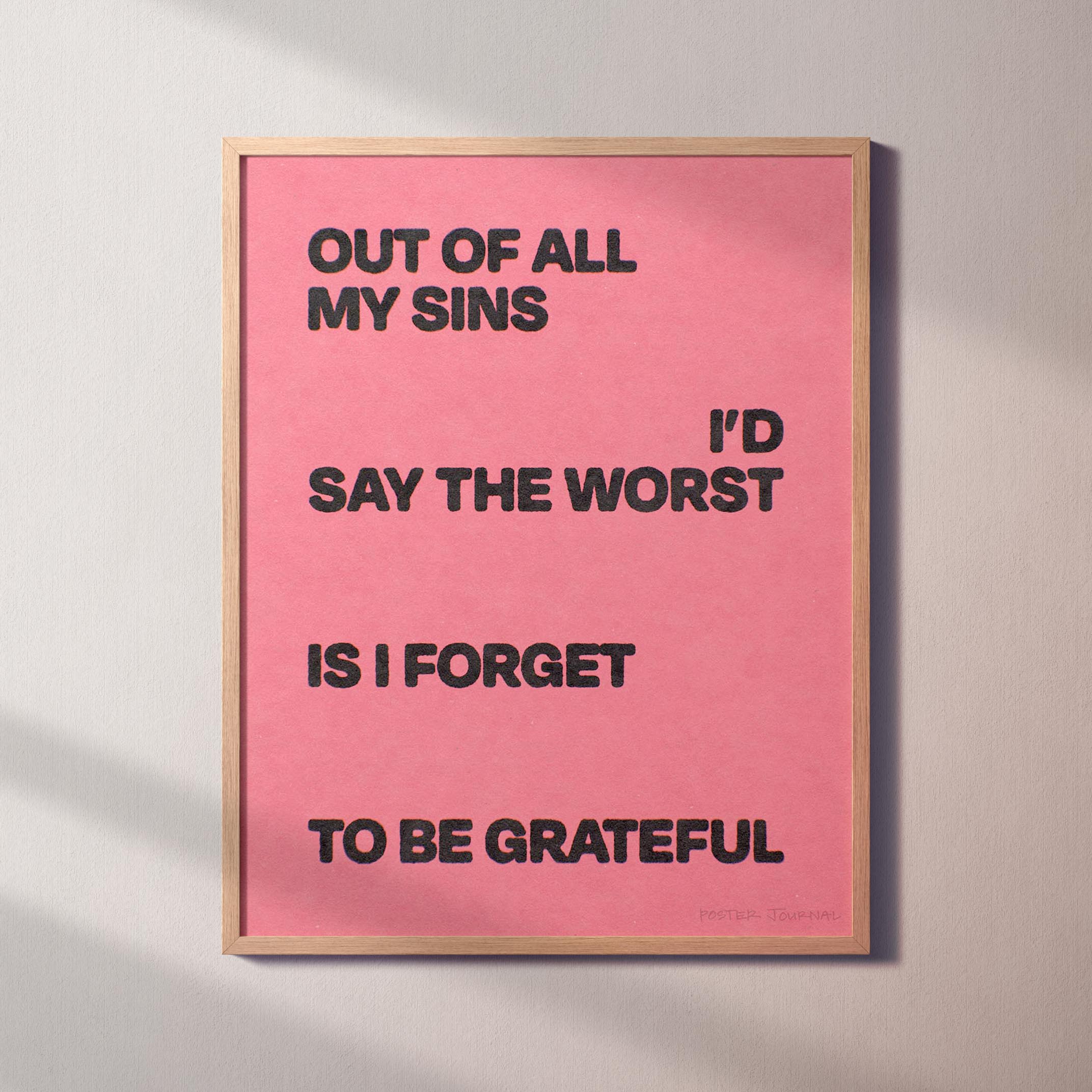 GRATEFUL PRINT