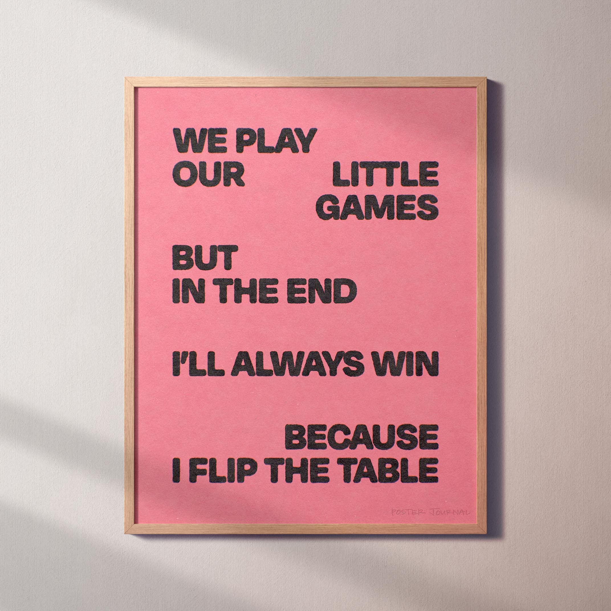 TABLE PRINT