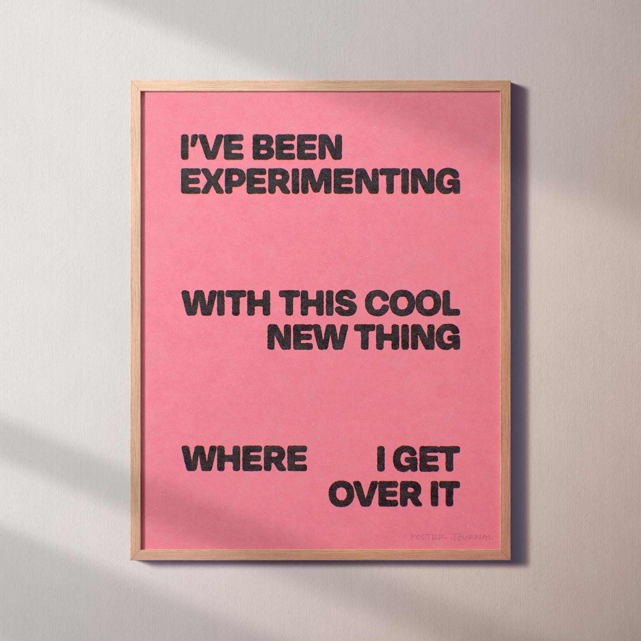 EXPERIMENTING PRINT