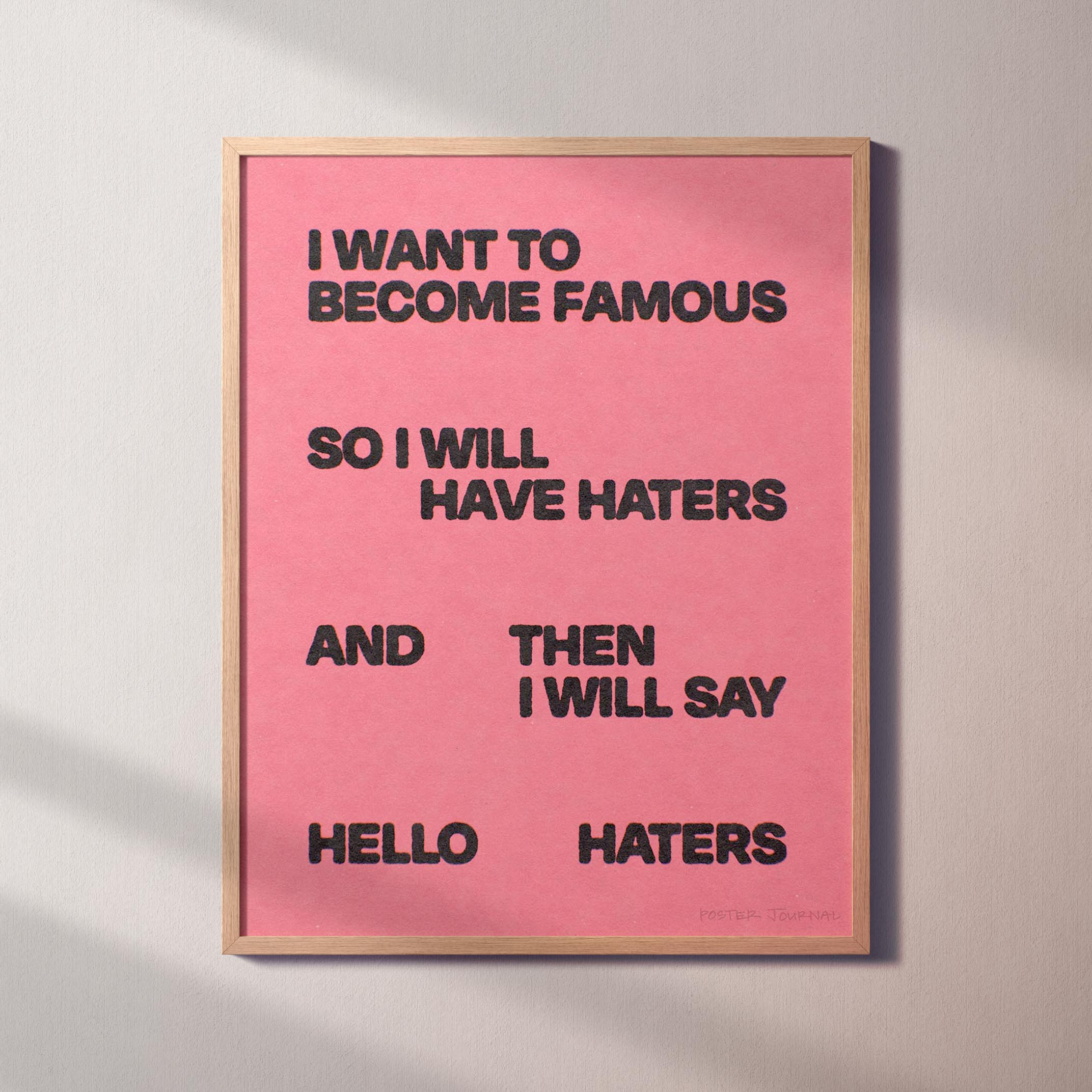 HATERS PRINT