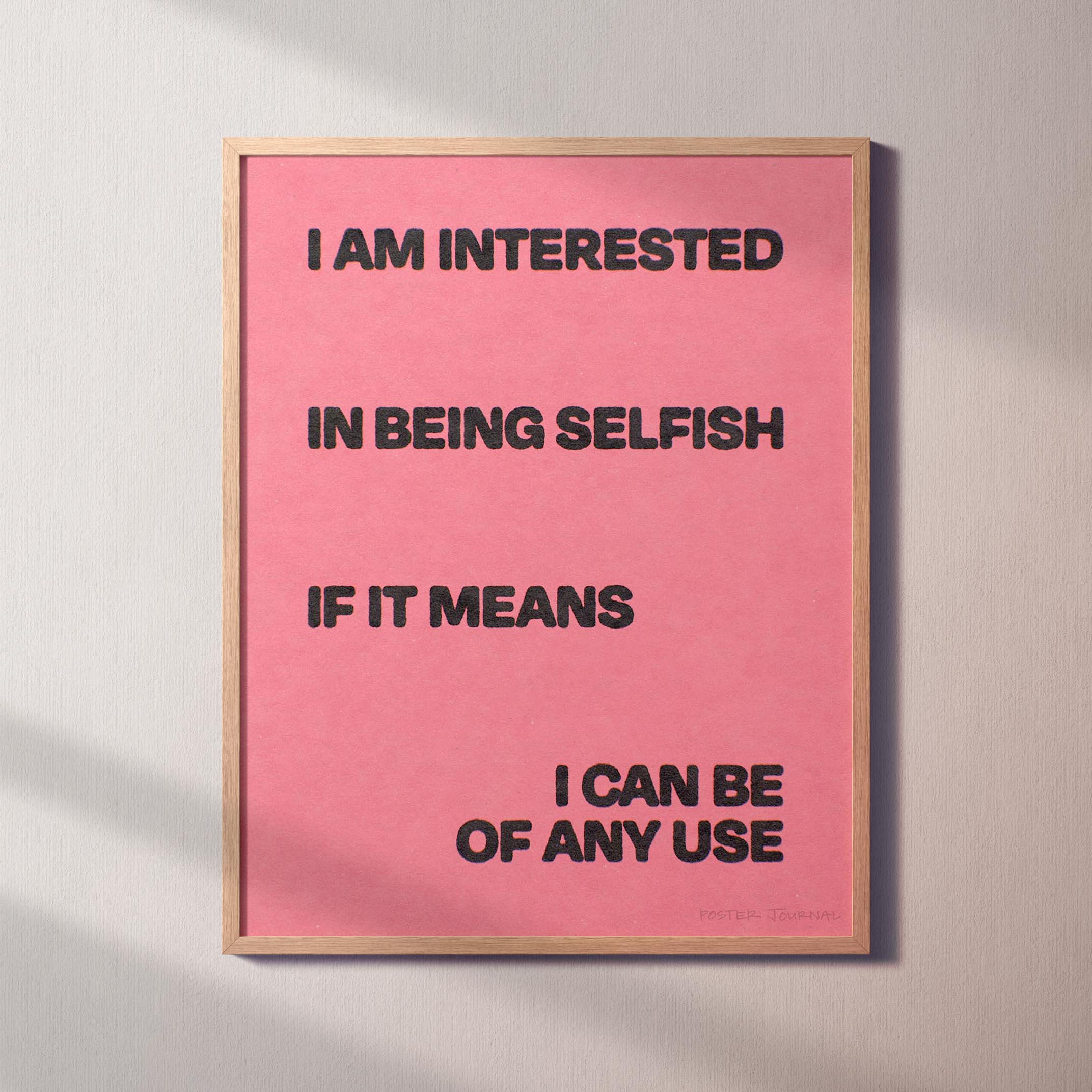 SELFISH PRINT