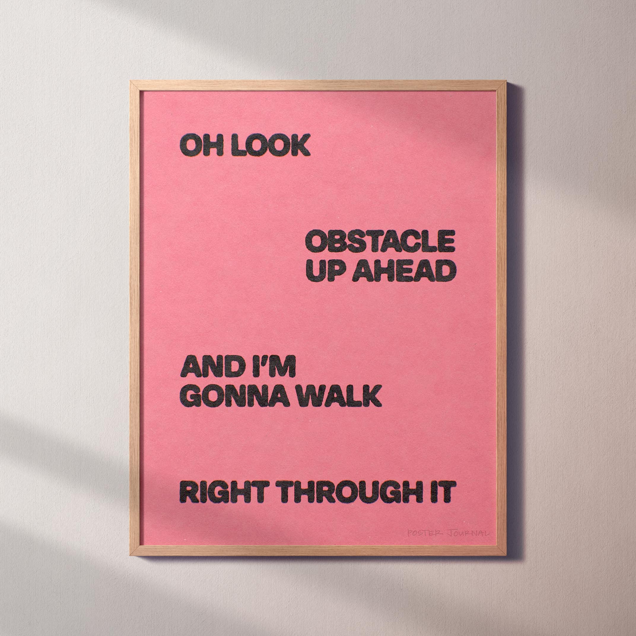 OBSTACLE PRINT