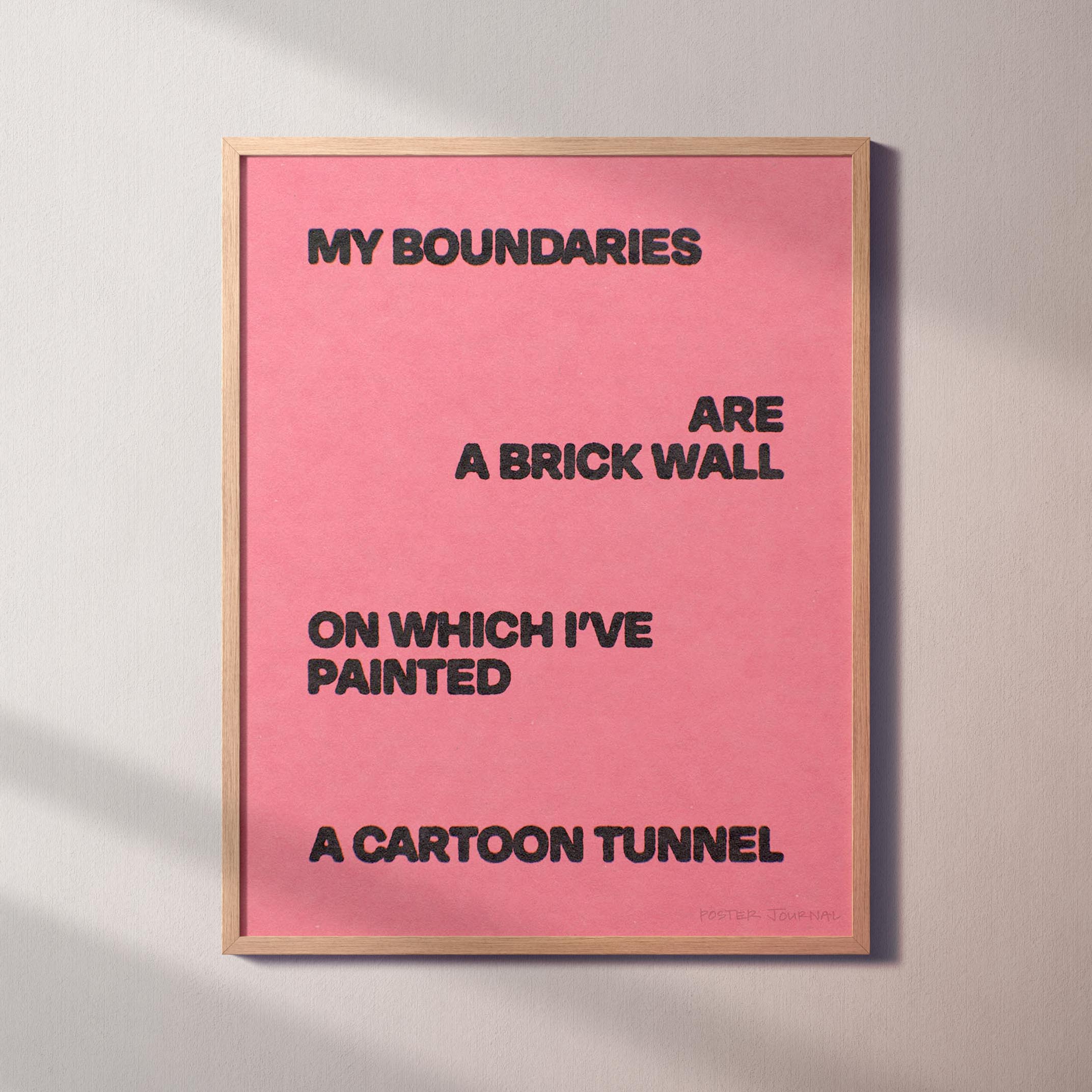 BOUNDARIES PRINT
