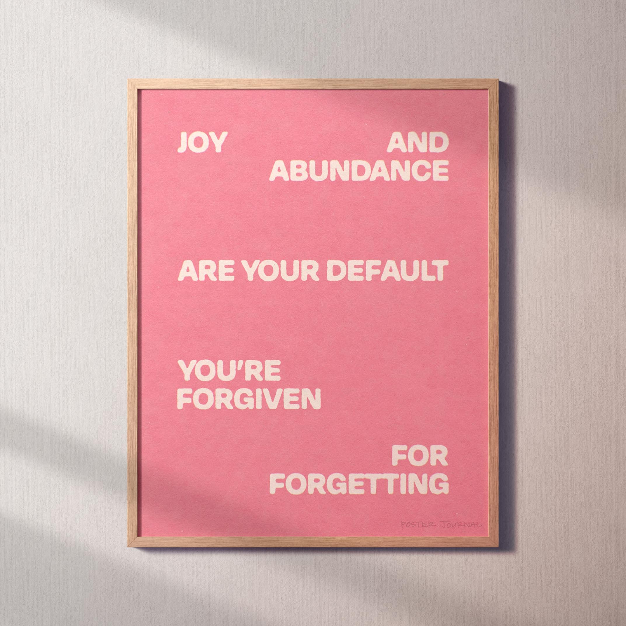 FORGIVEN PRINT