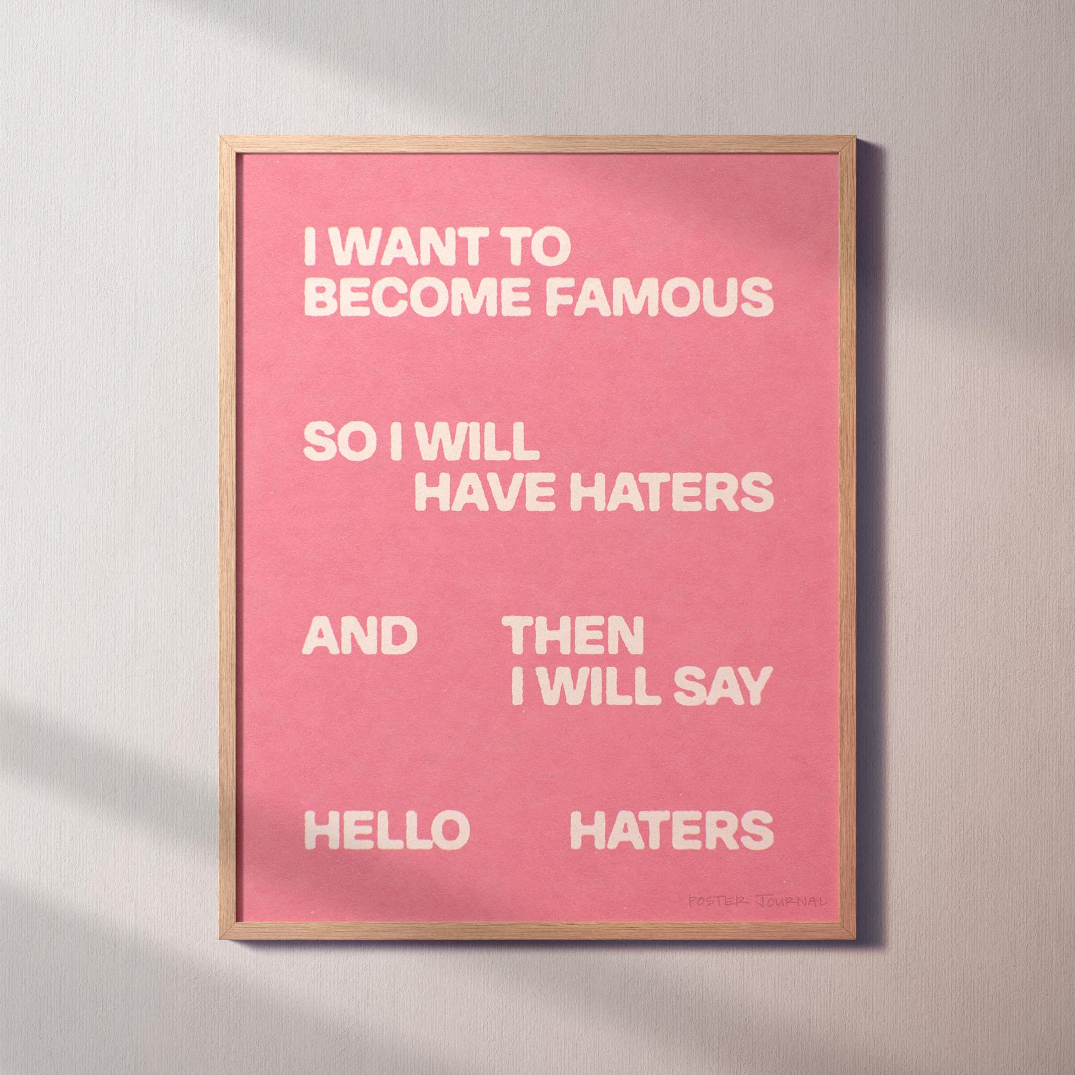 HATERS PRINT