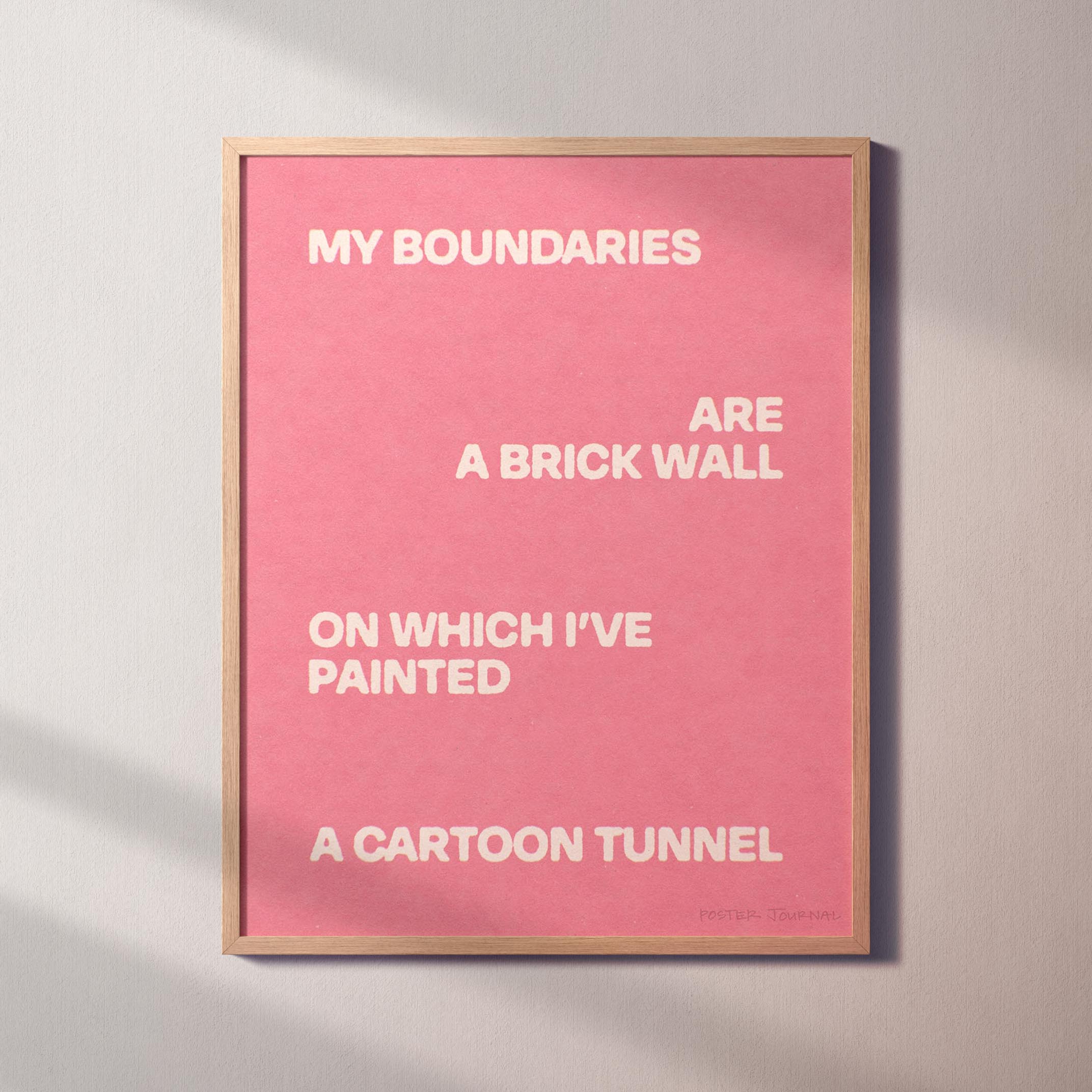 BOUNDARIES PRINT