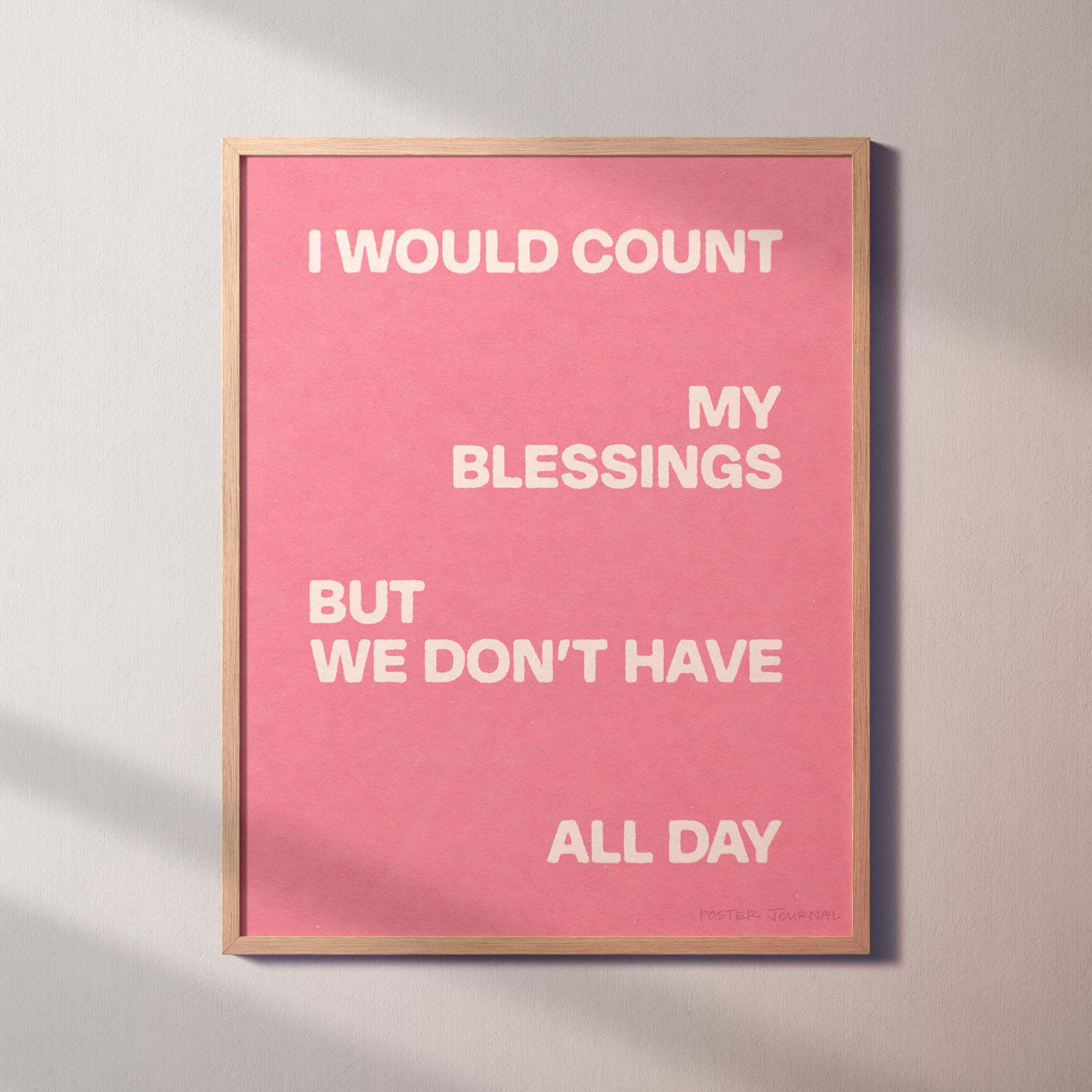 BLESSINGS PRINT
