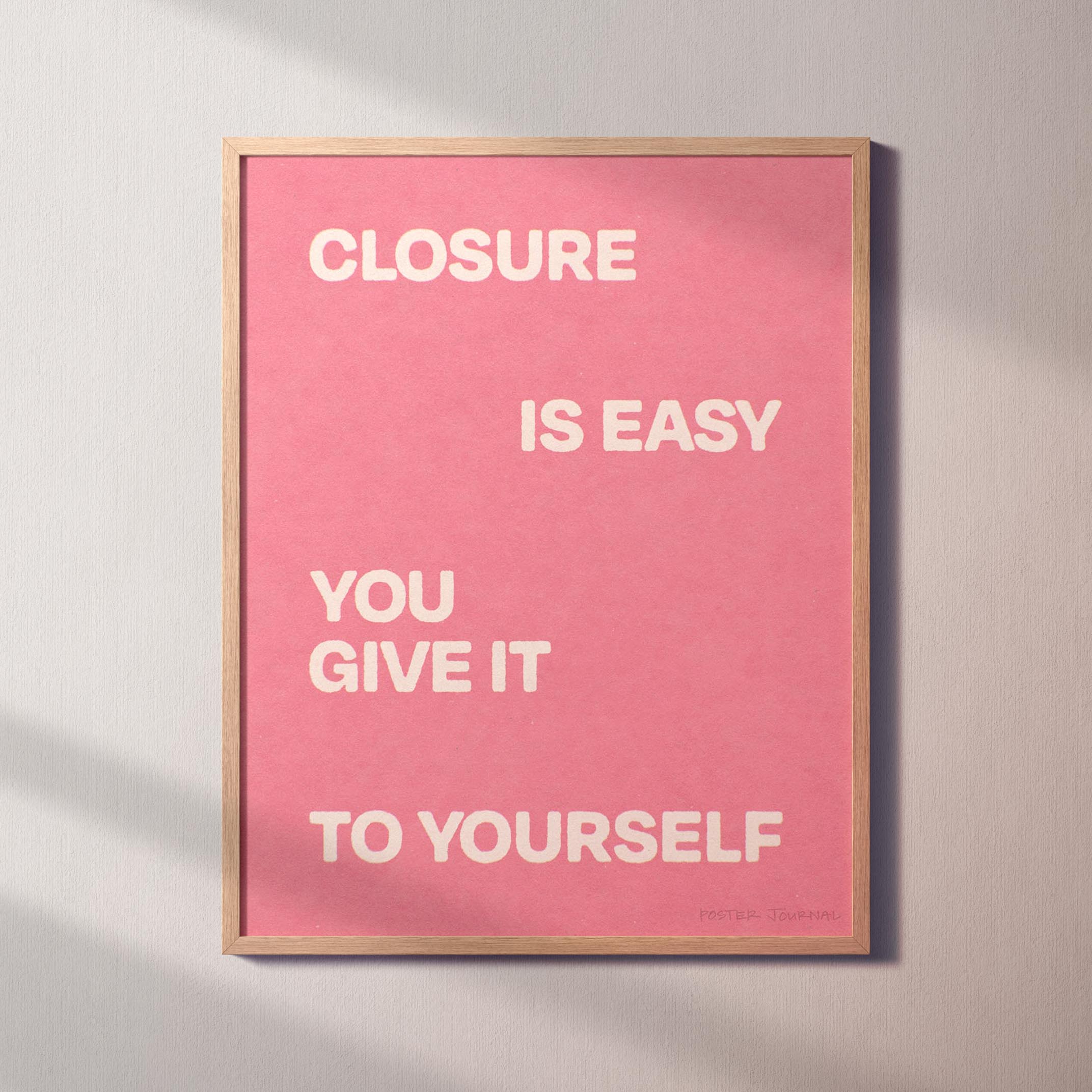 CLOSURE PRINT – Poster Journal