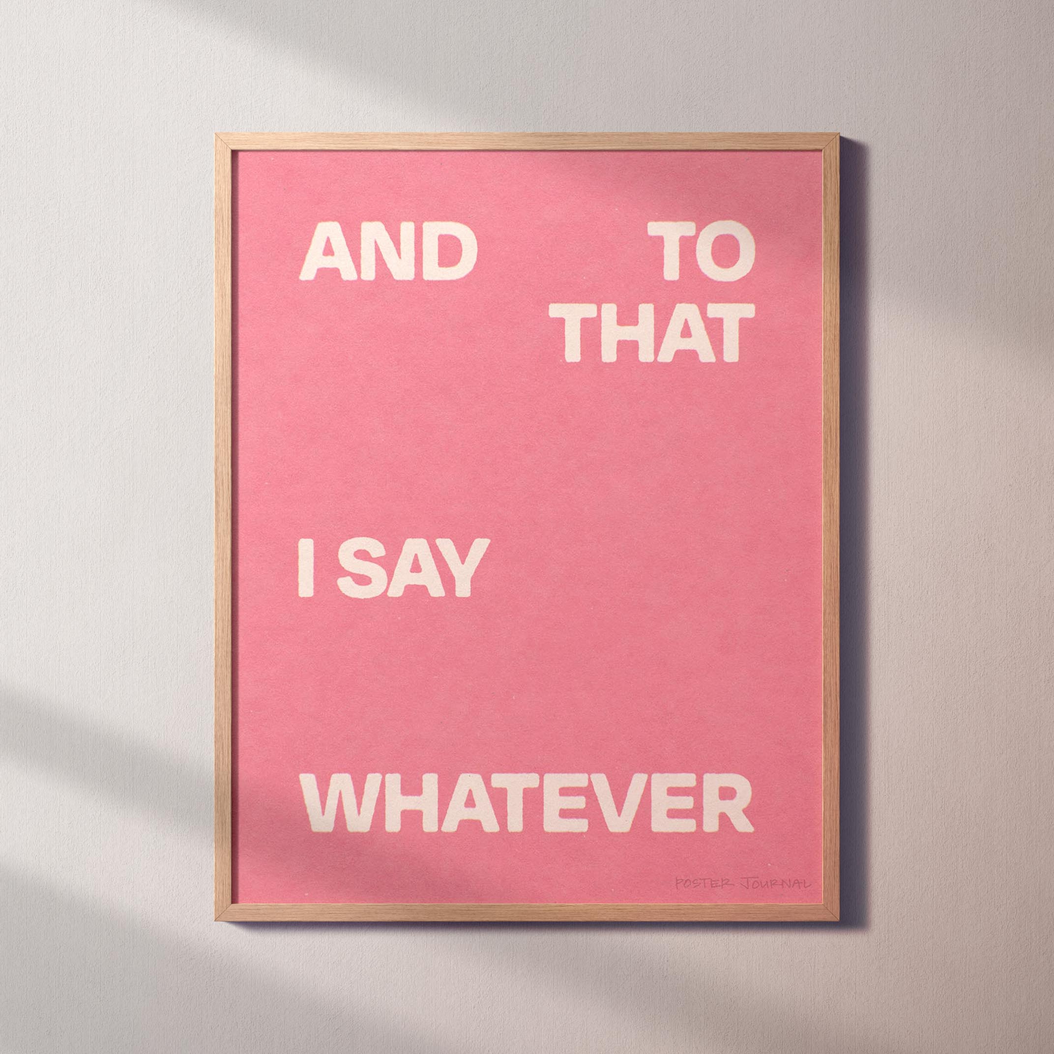 WHATEVER PRINT