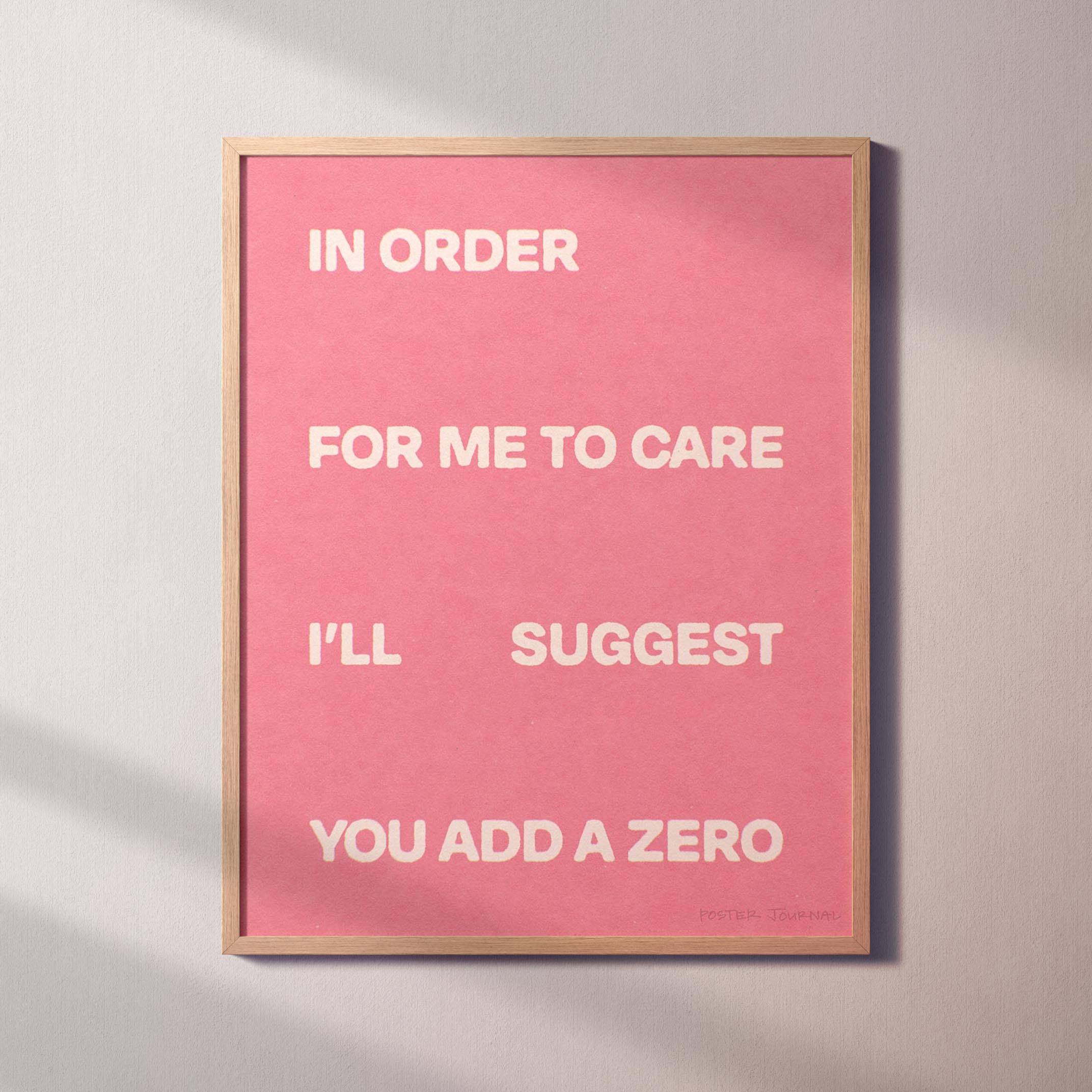 ZERO PRINT