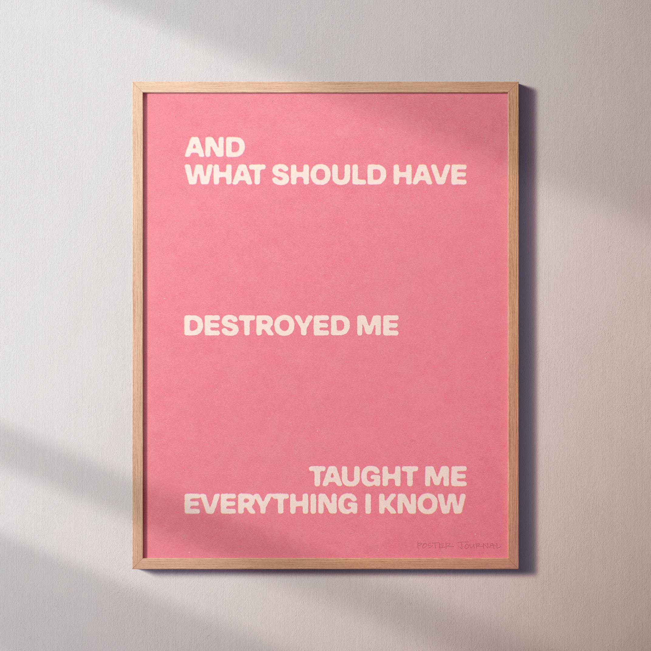 DESTROYED PRINT