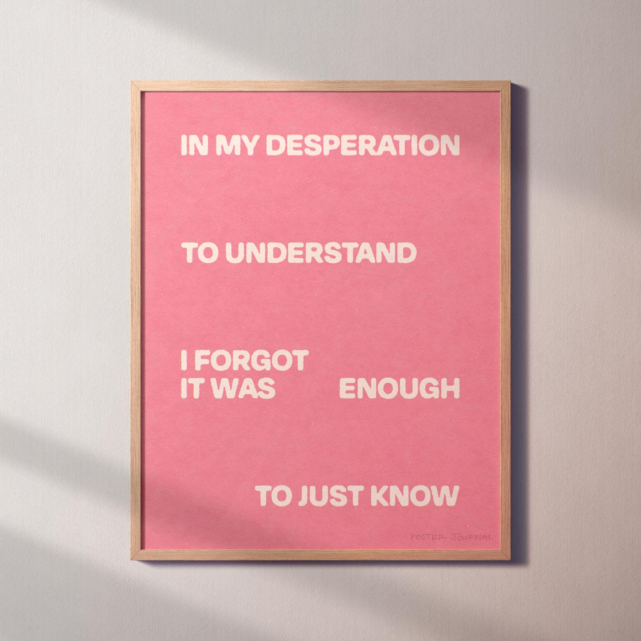 DESPERATION PRINT