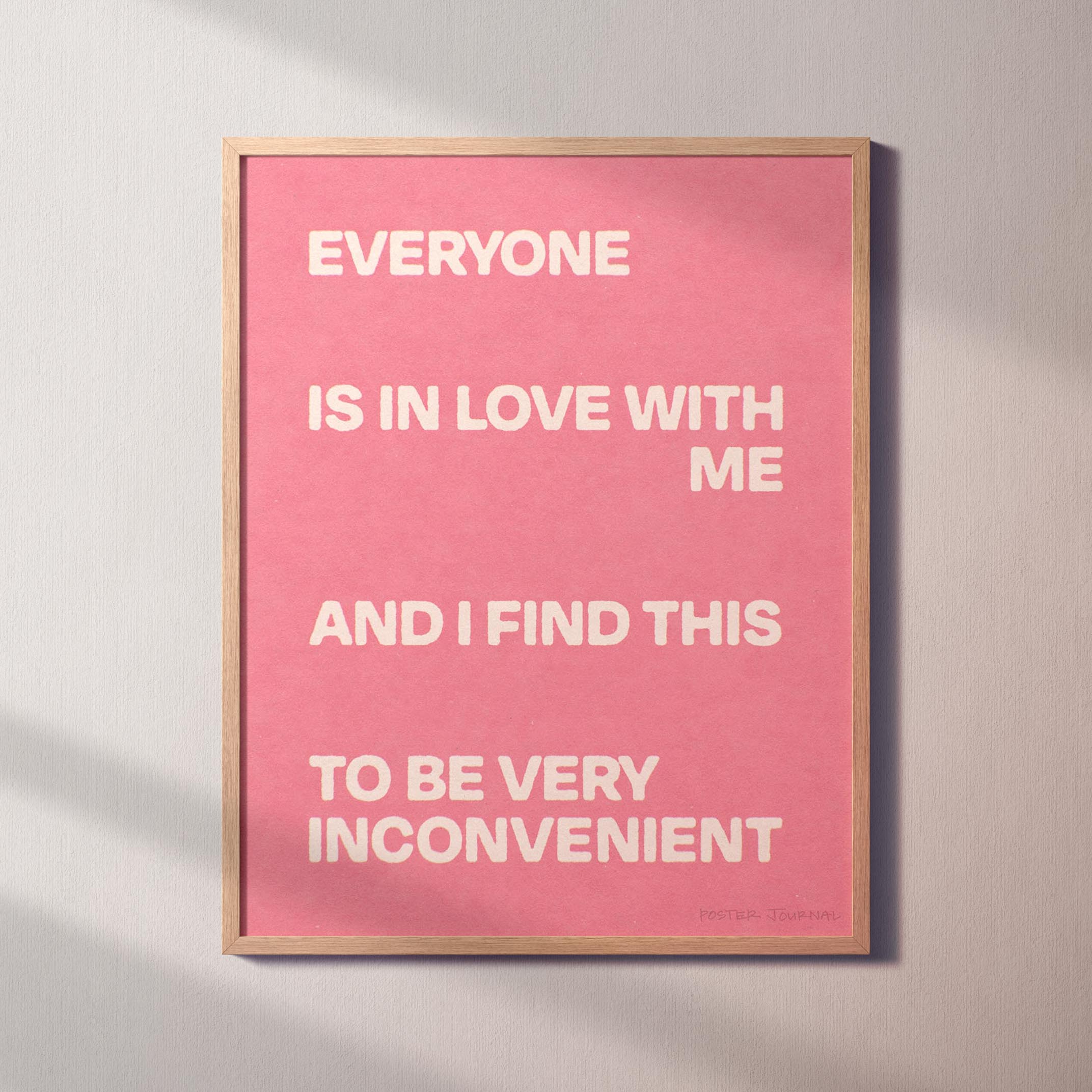 INCONVENIENT PRINT