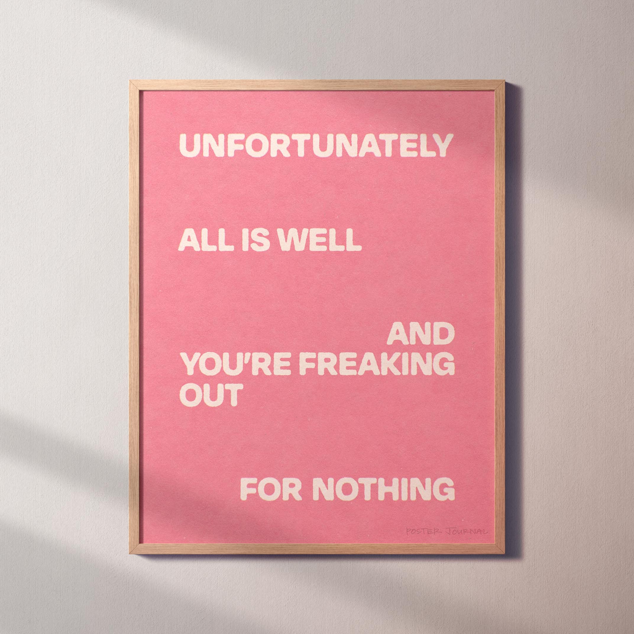 UNFORTUNATELY PRINT