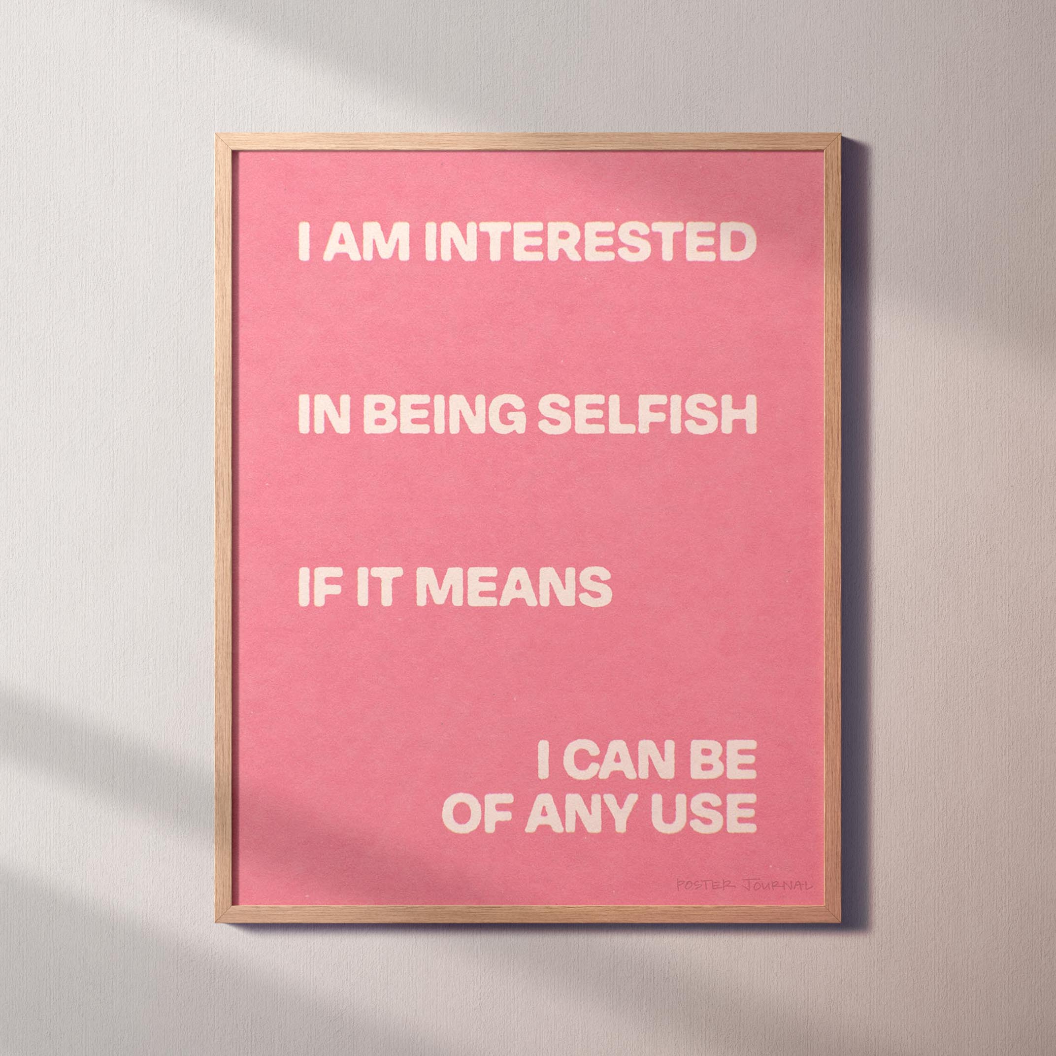SELFISH PRINT