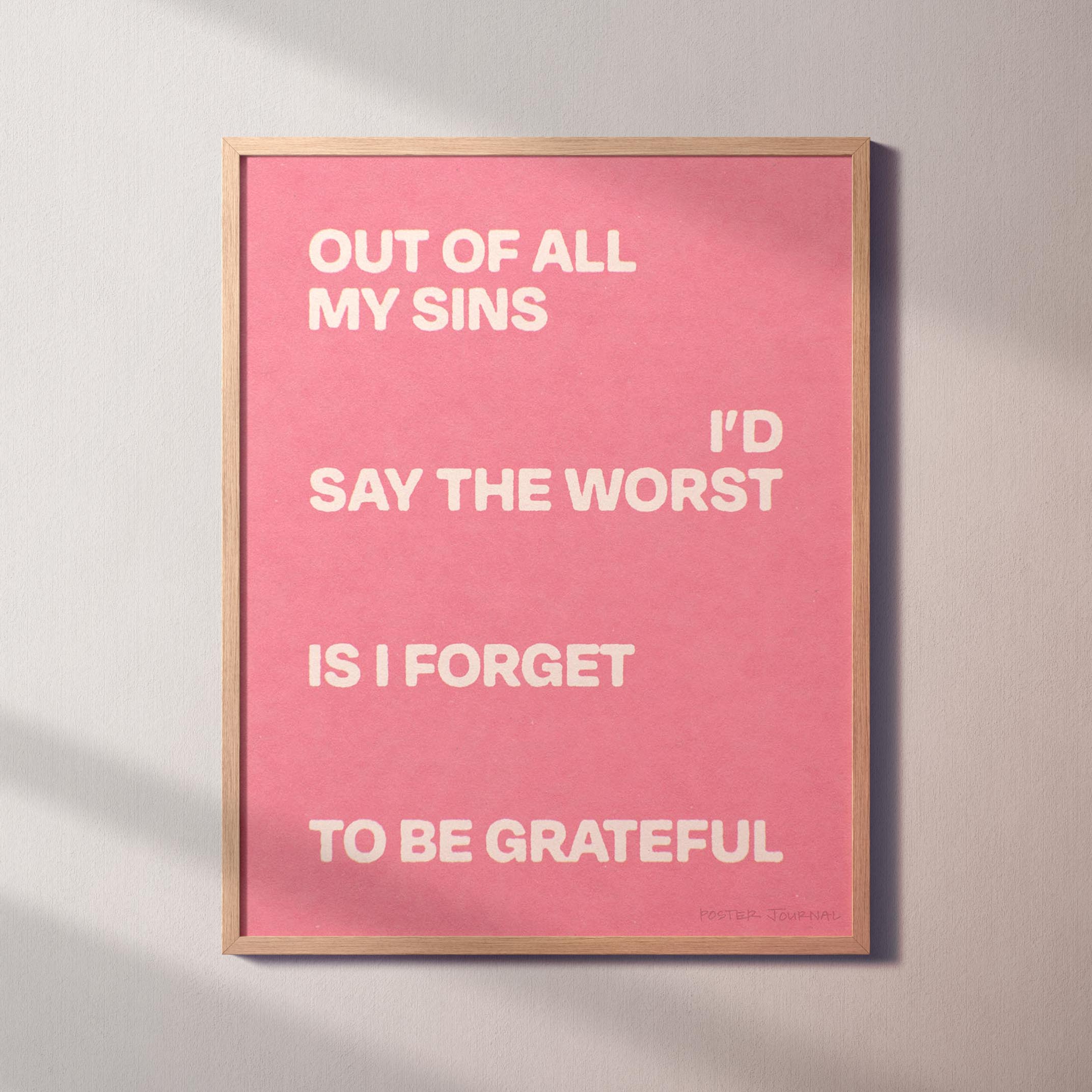 GRATEFUL PRINT