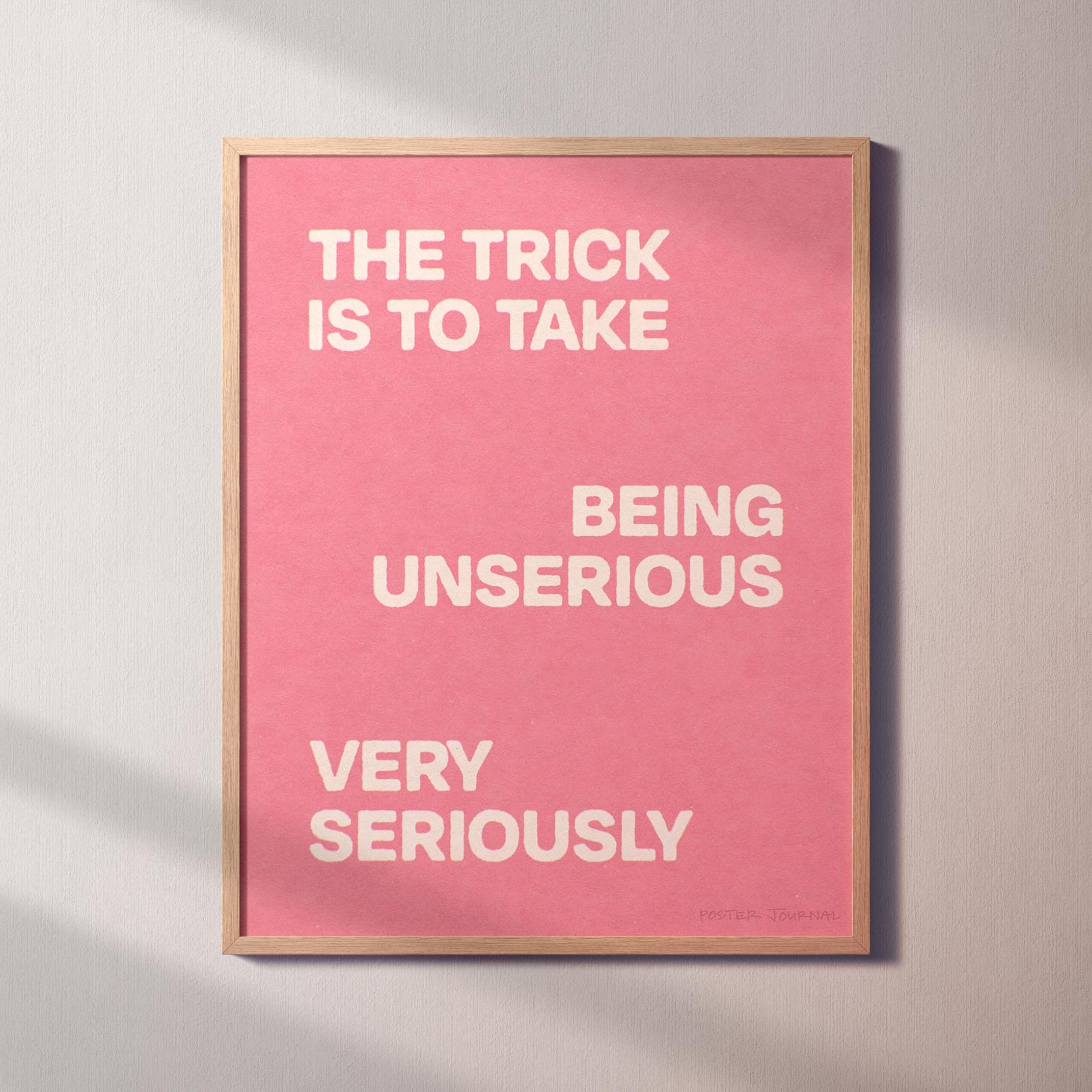 UNSERIOUS PRINT