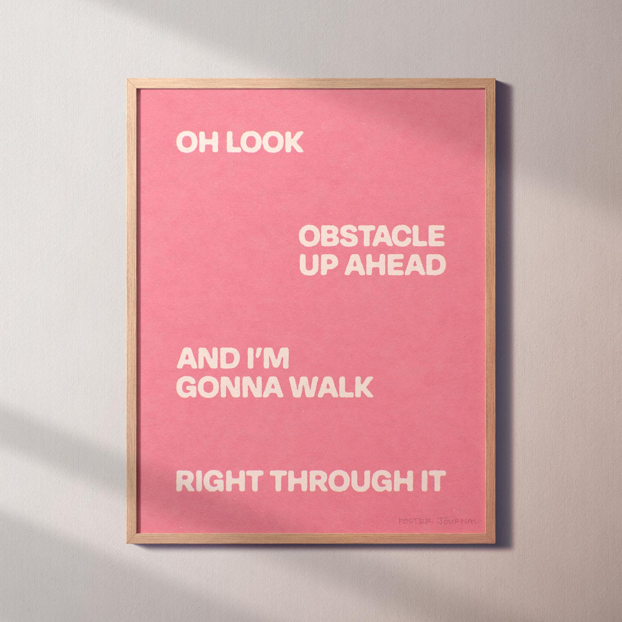 OBSTACLE PRINT