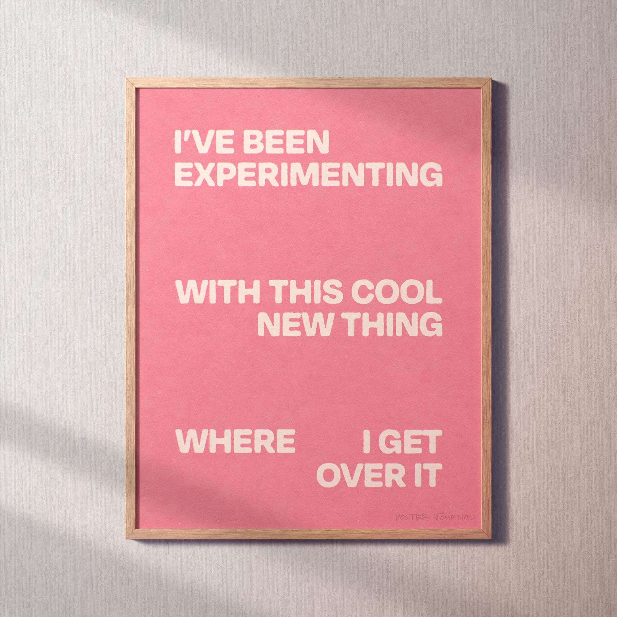 EXPERIMENTING PRINT