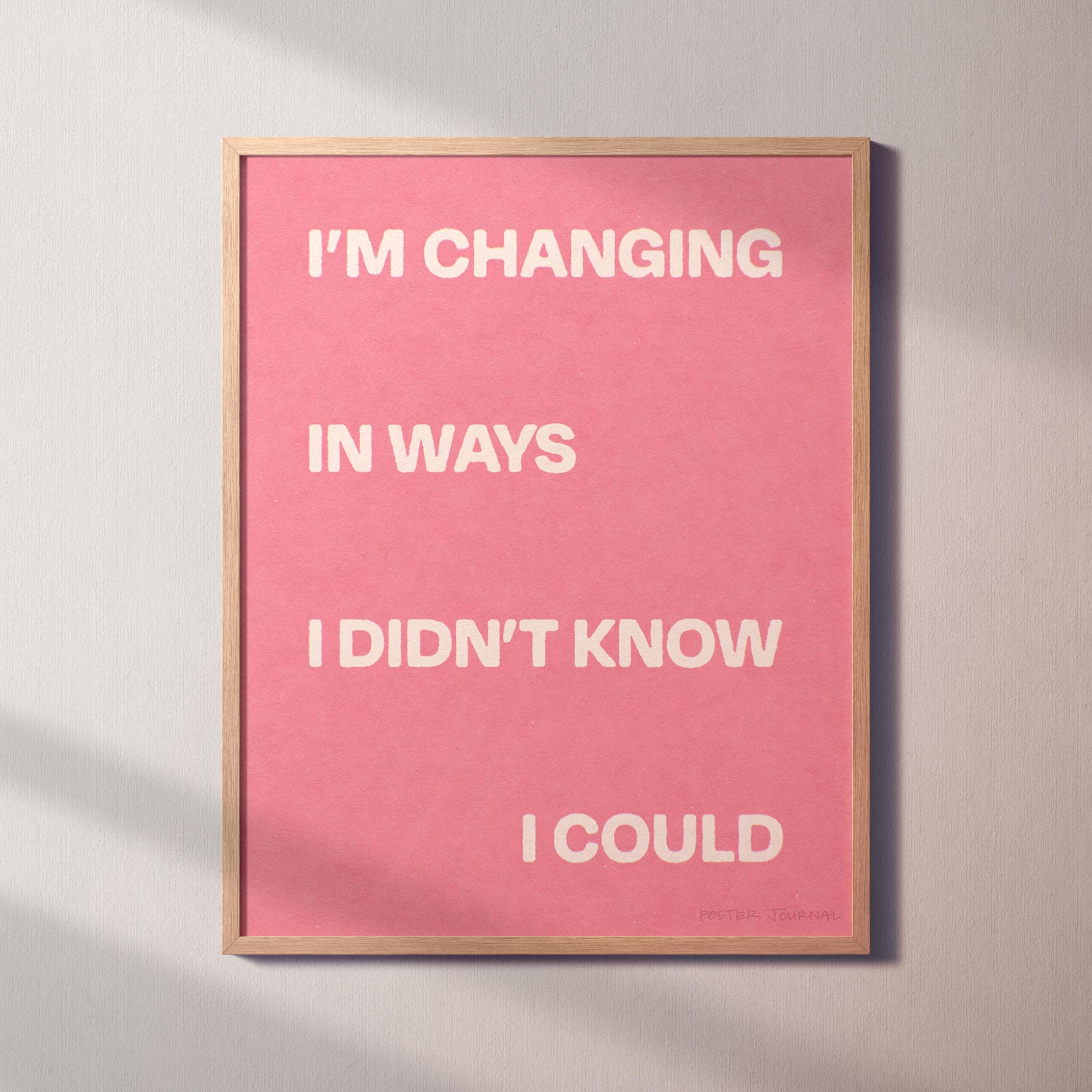 CHANGING PRINT