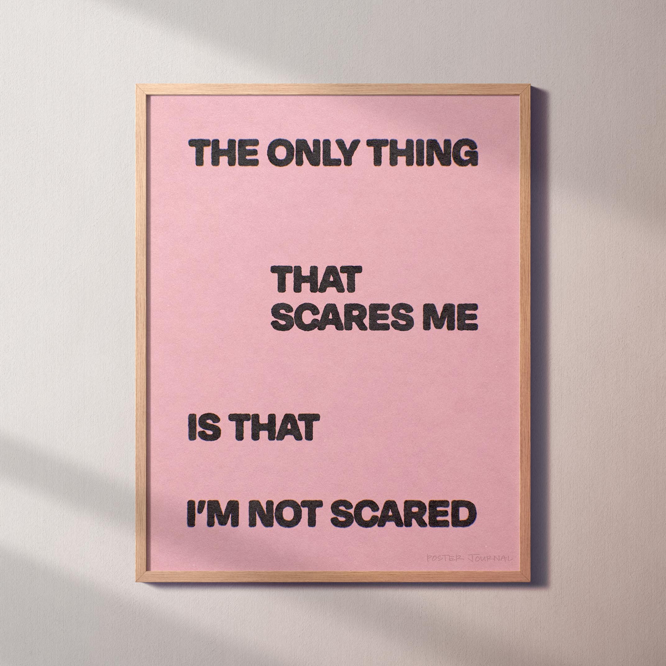 SCARED PRINT