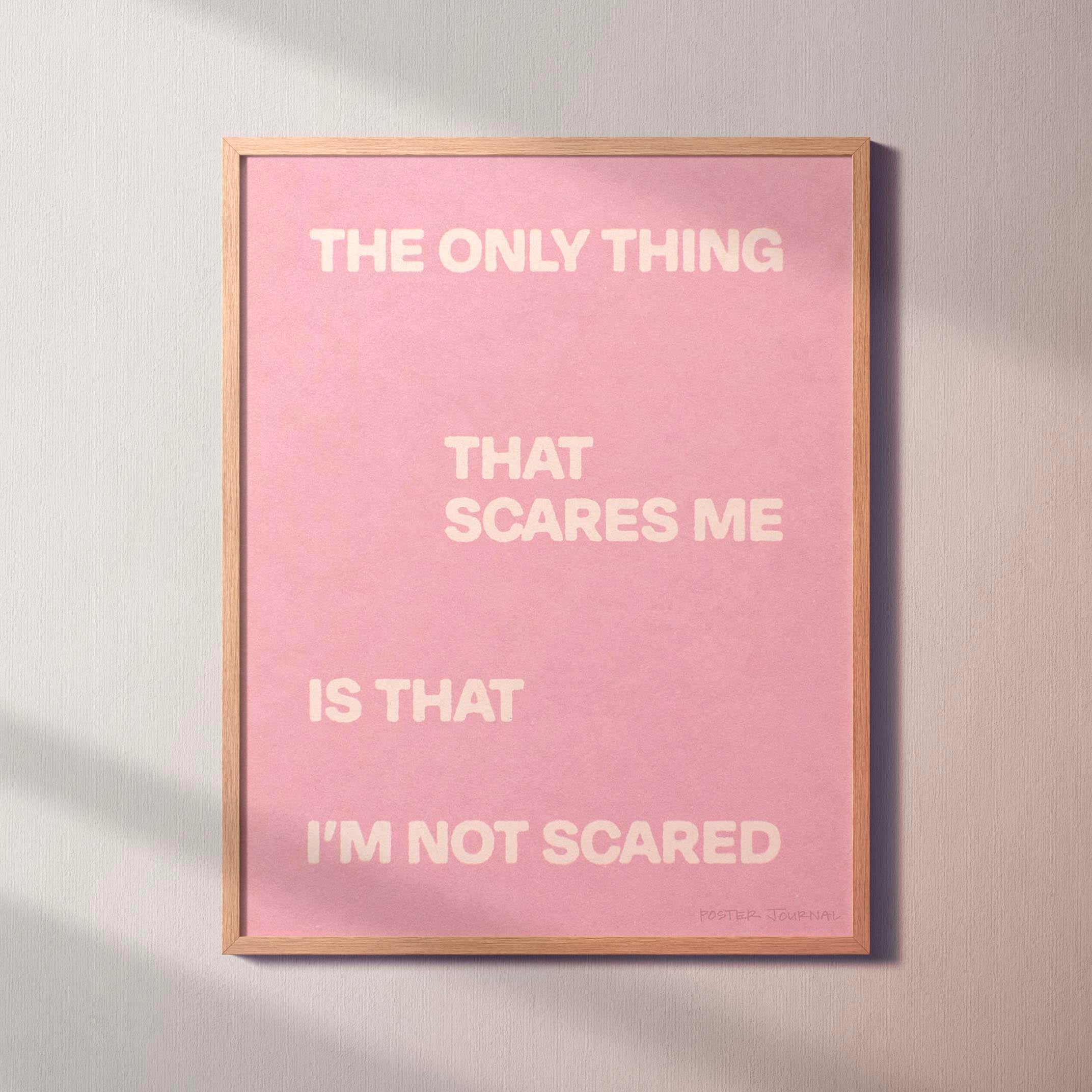 SCARED PRINT
