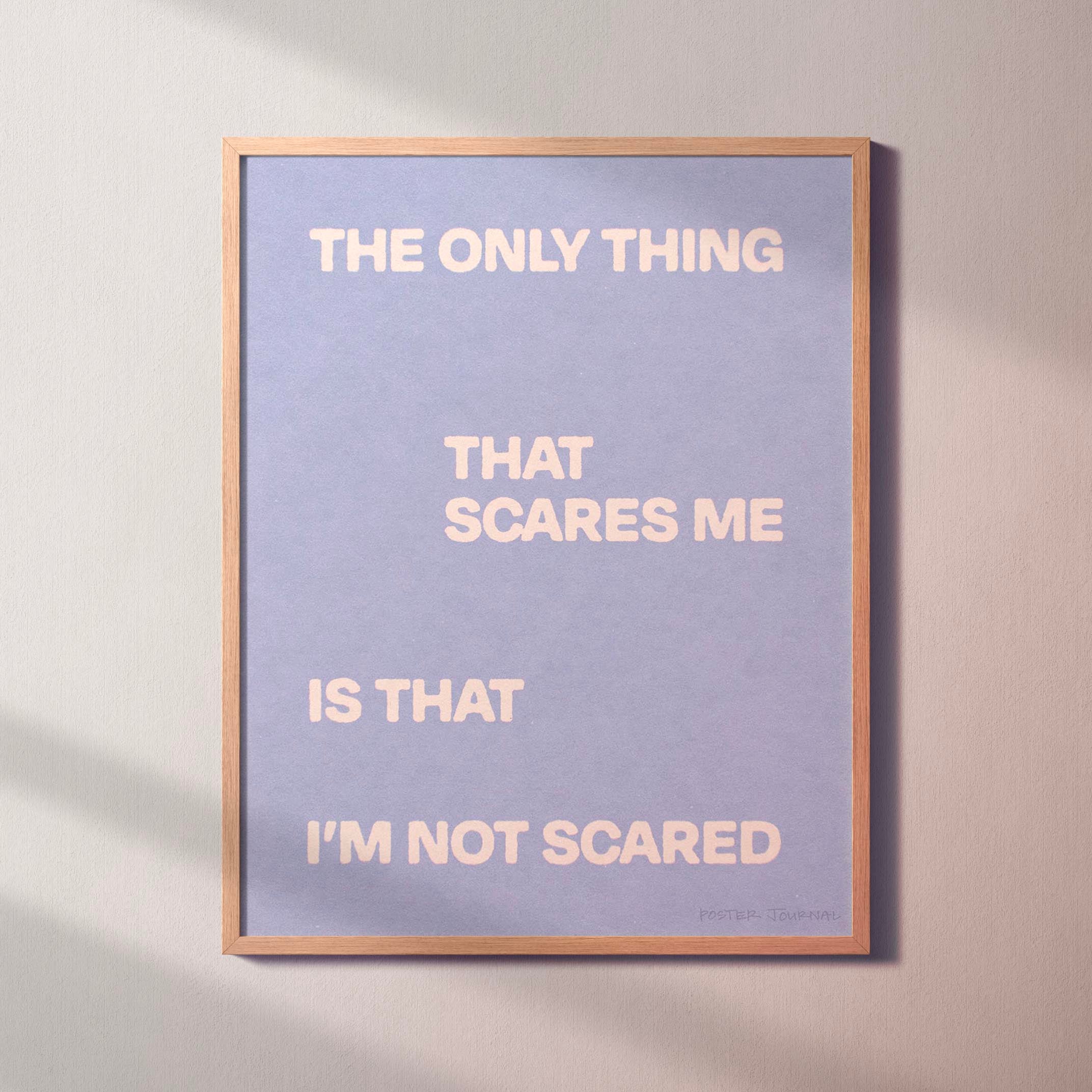 SCARED PRINT