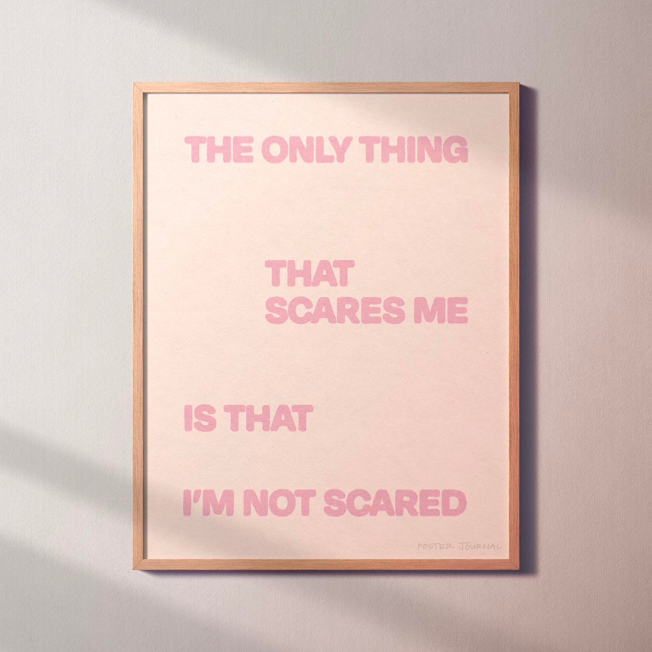 SCARED PRINT