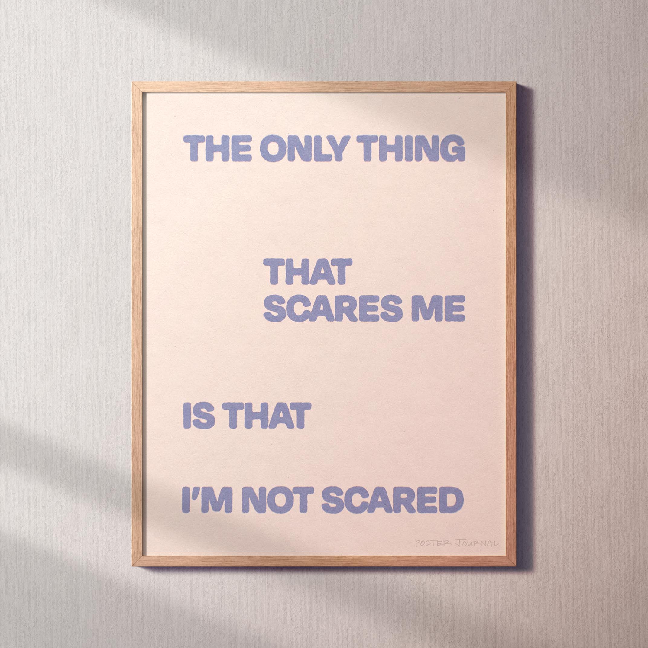 SCARED PRINT