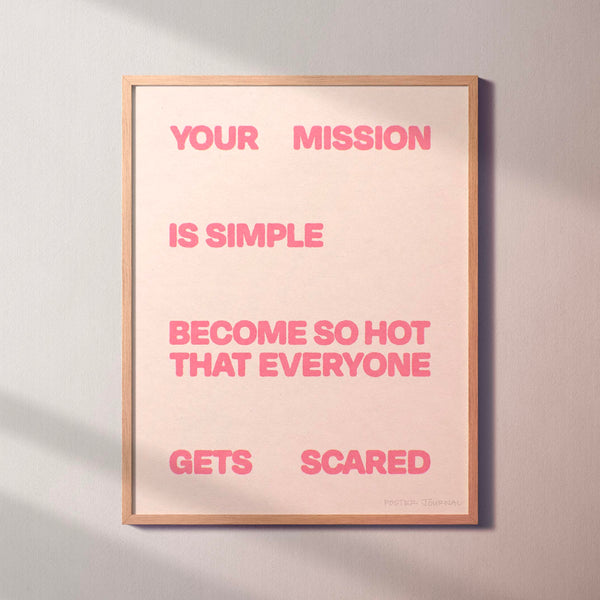 SCARED PRINT