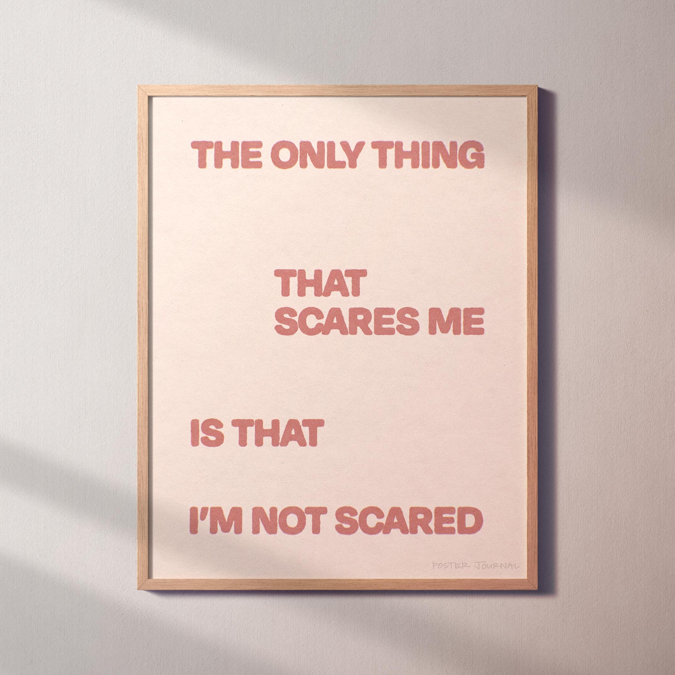 SCARED PRINT