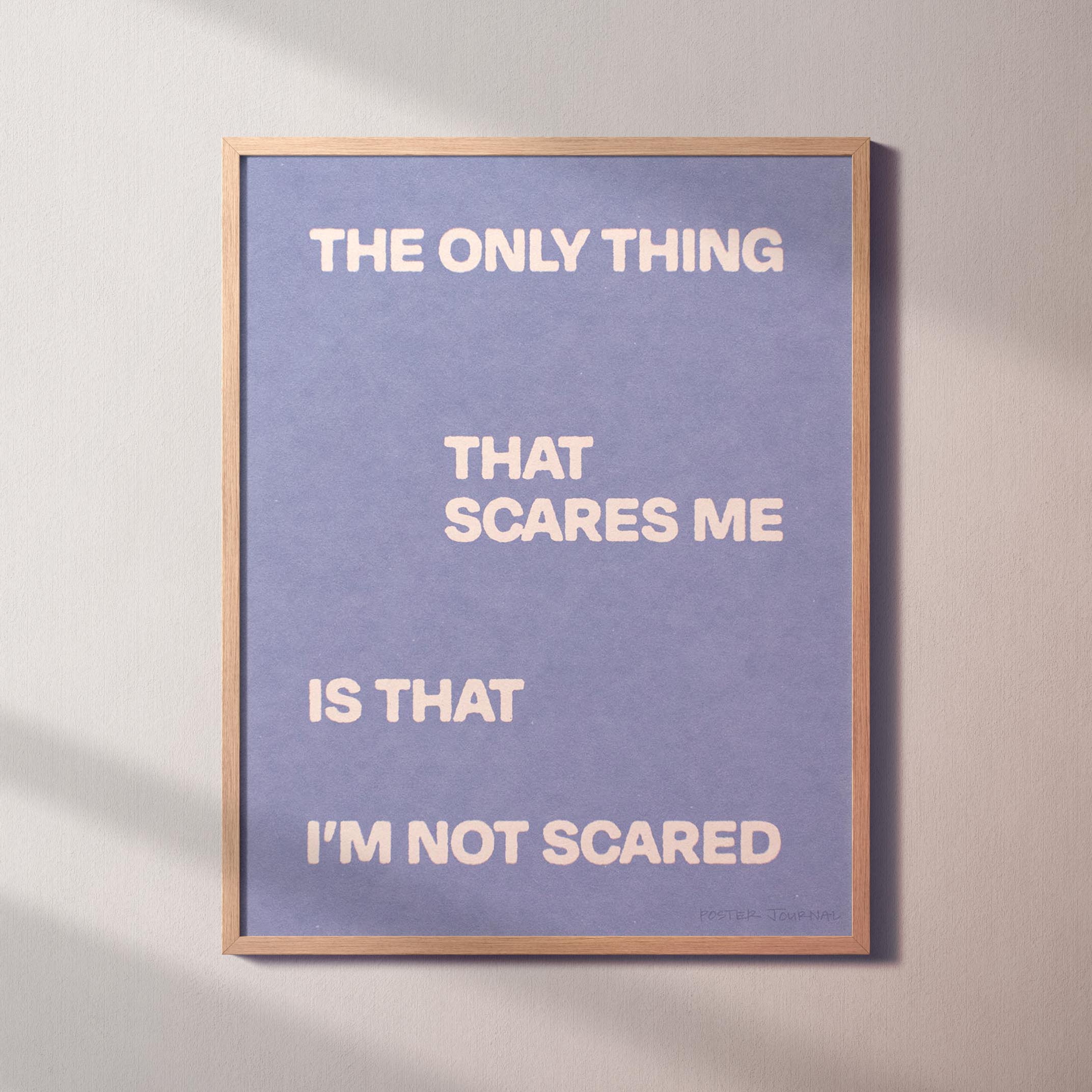 SCARED PRINT