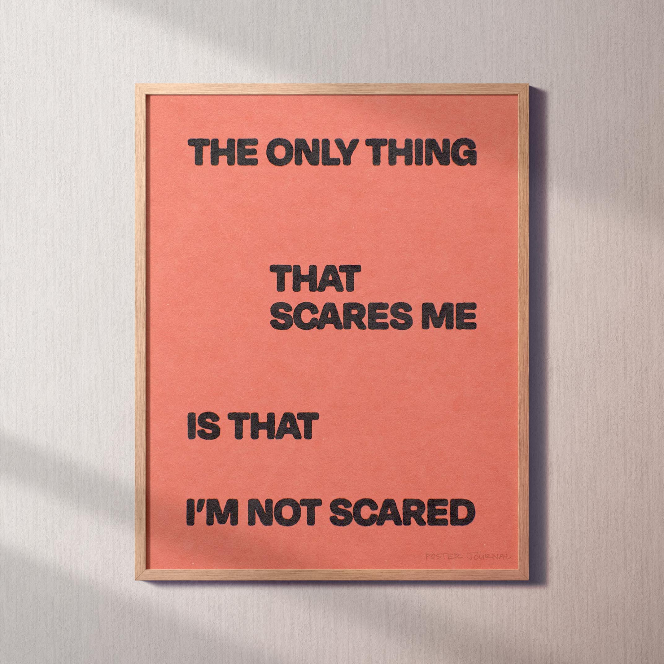 SCARED PRINT