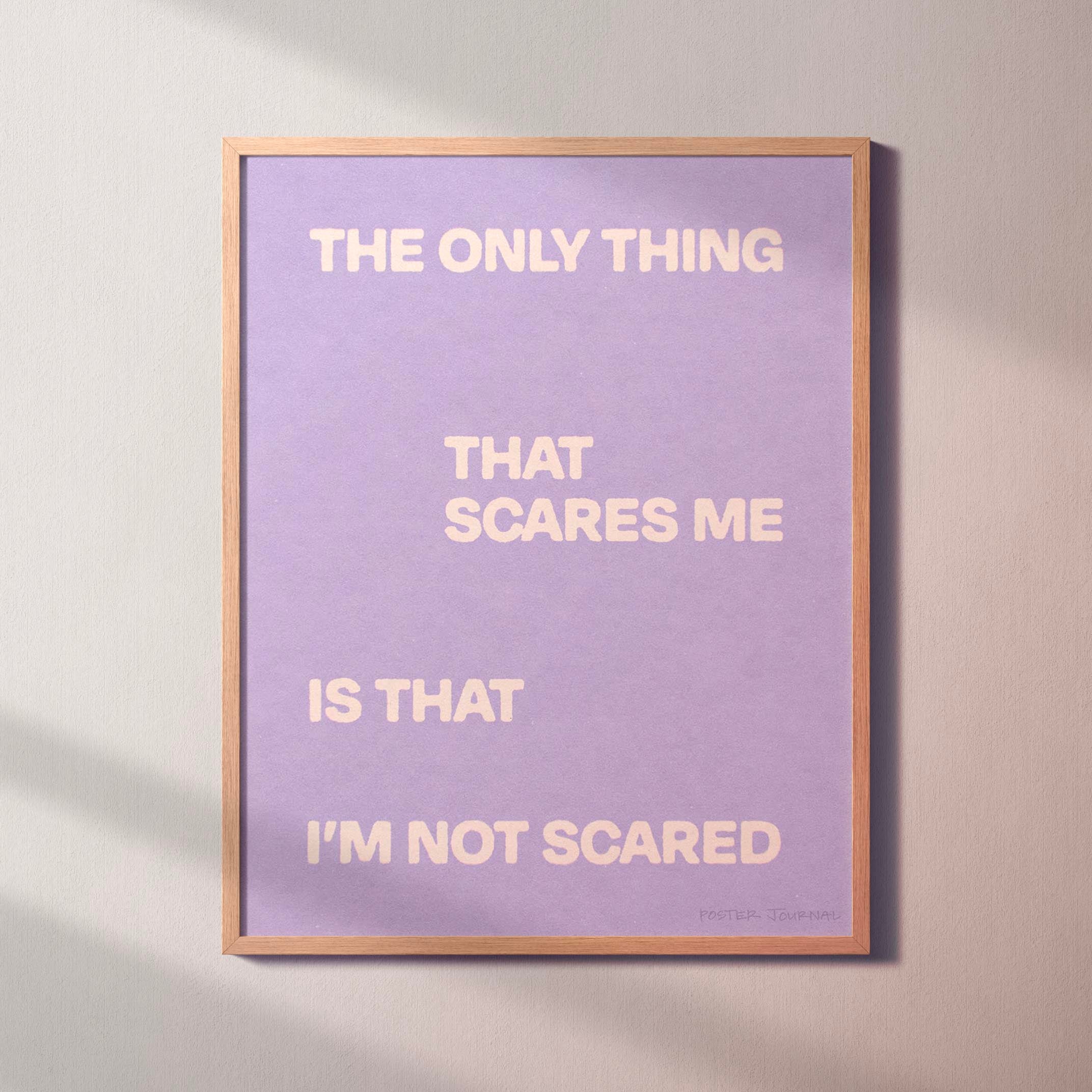 SCARED PRINT