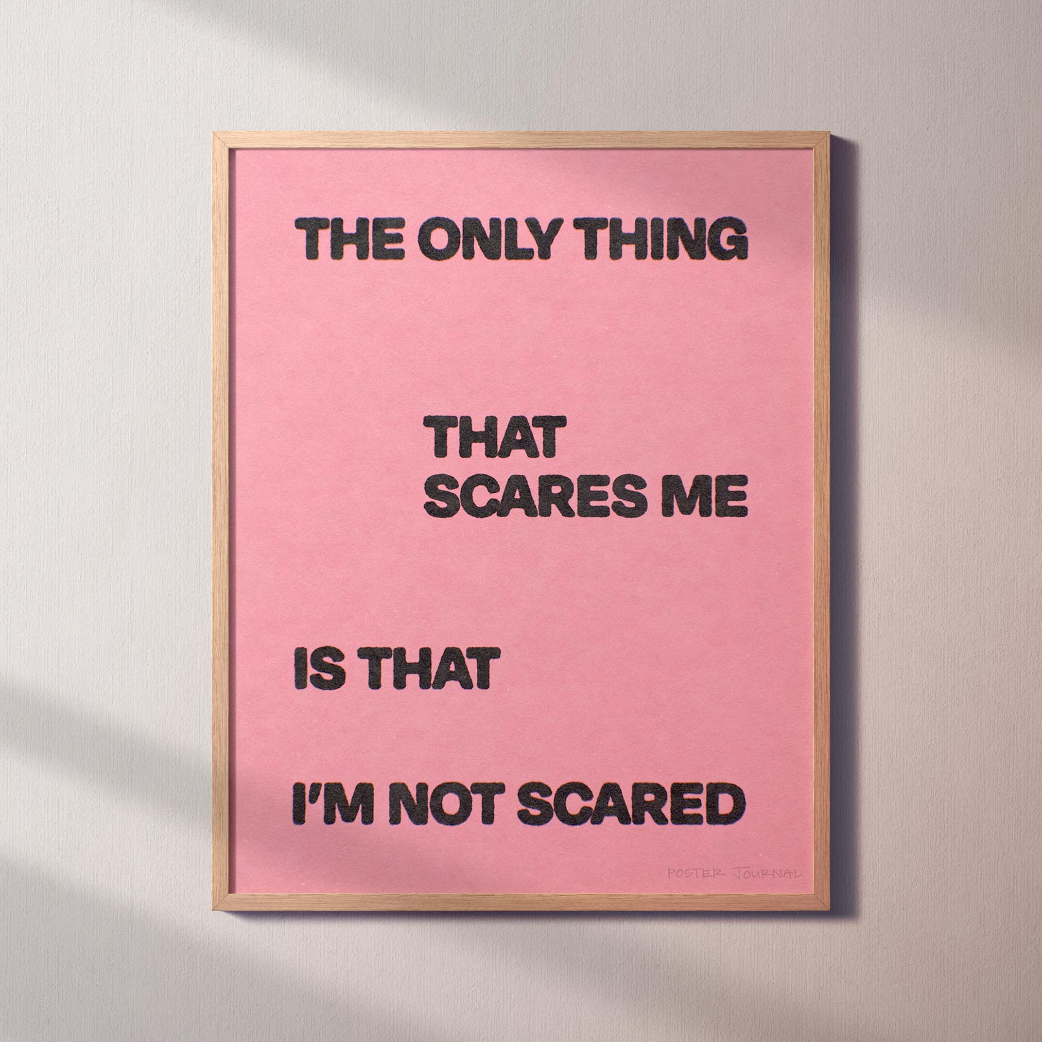 SCARED PRINT