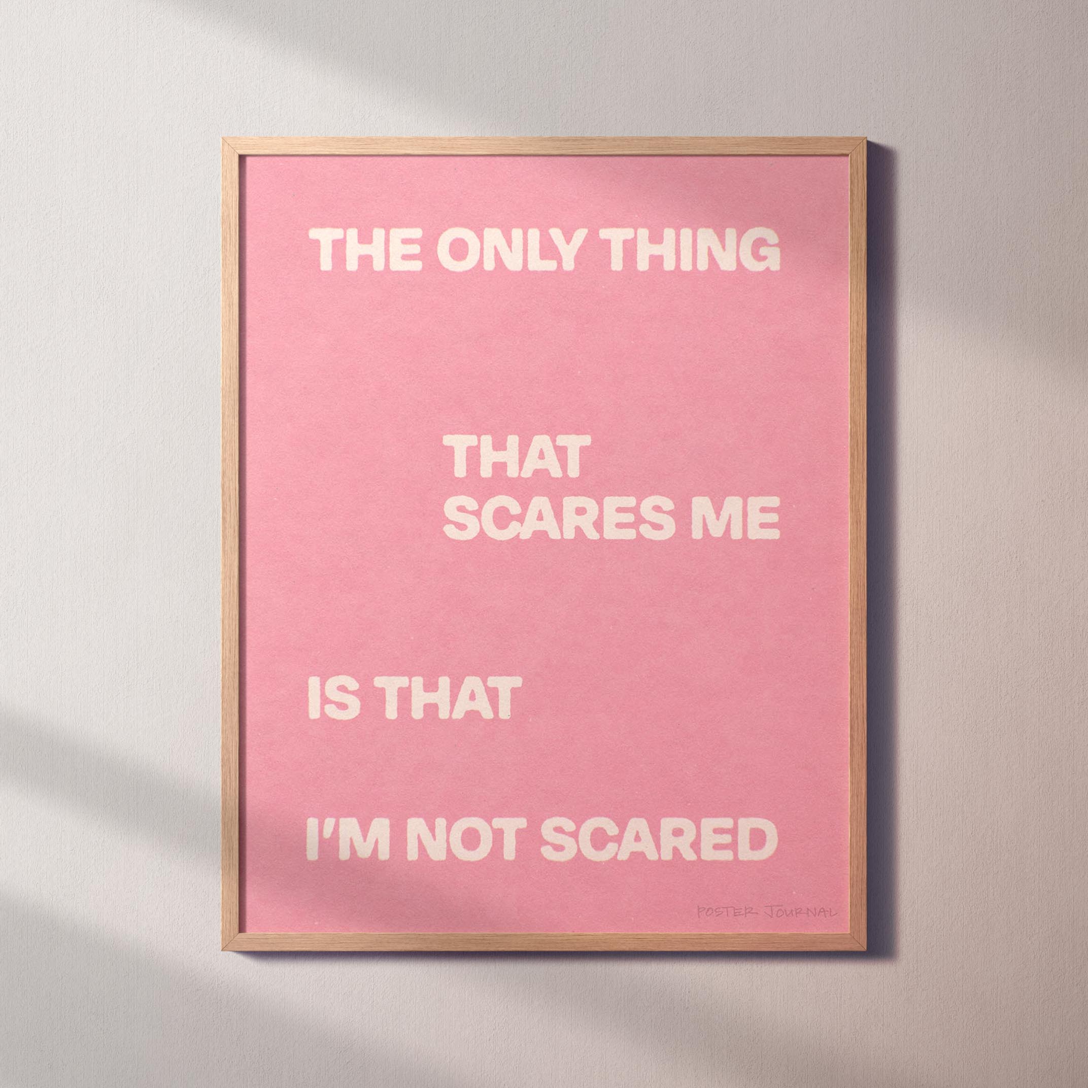 SCARED PRINT