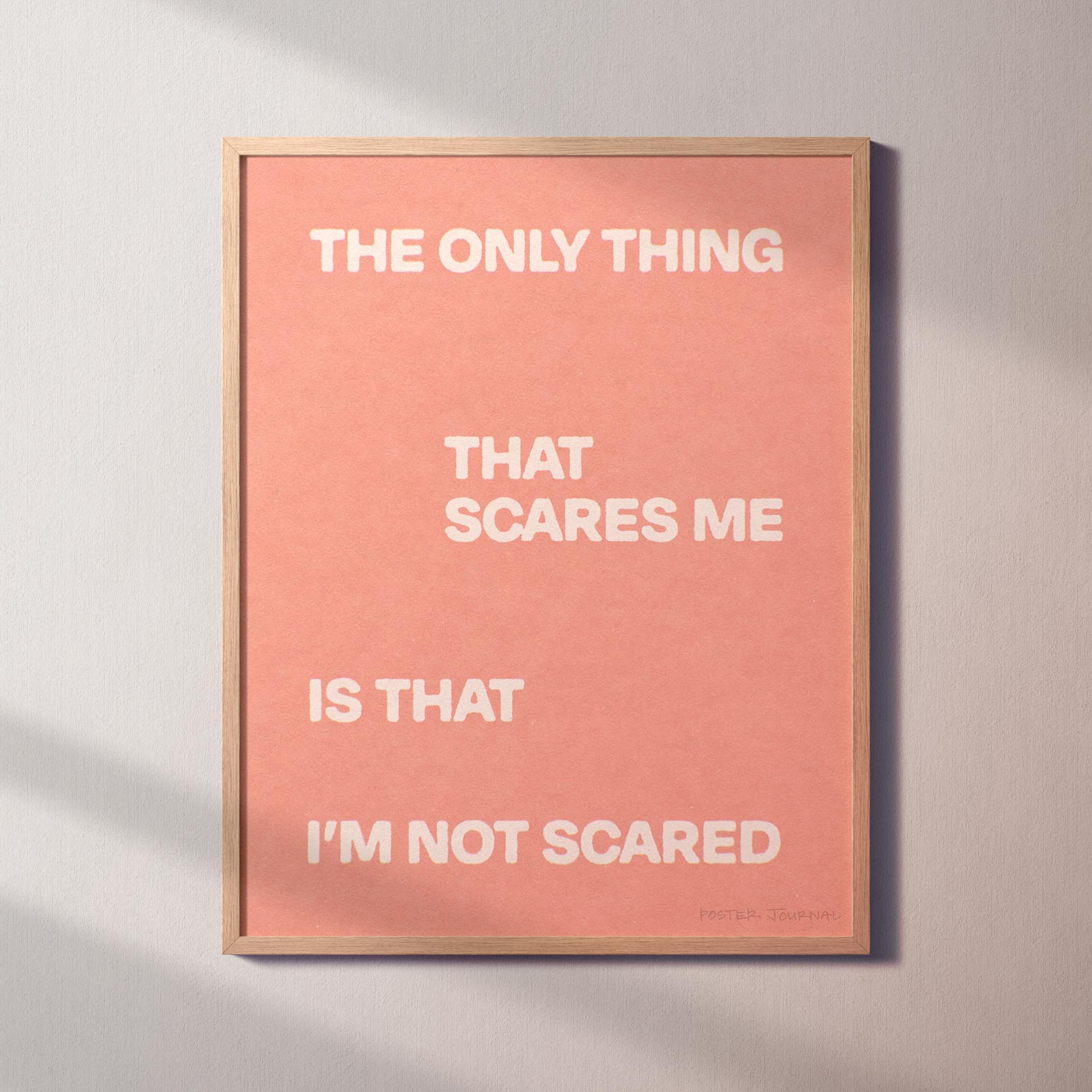 SCARED PRINT