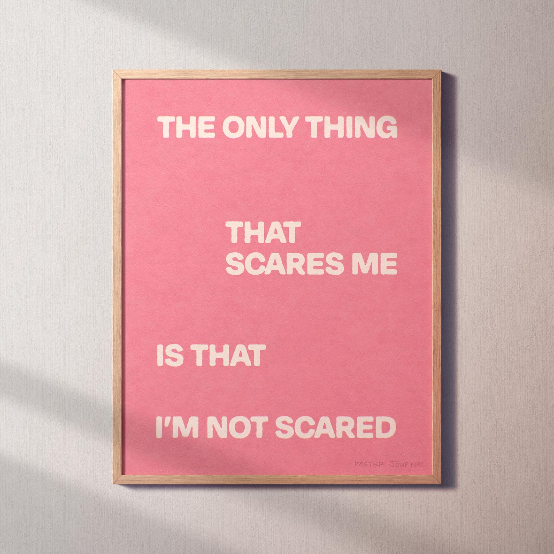 SCARED PRINT