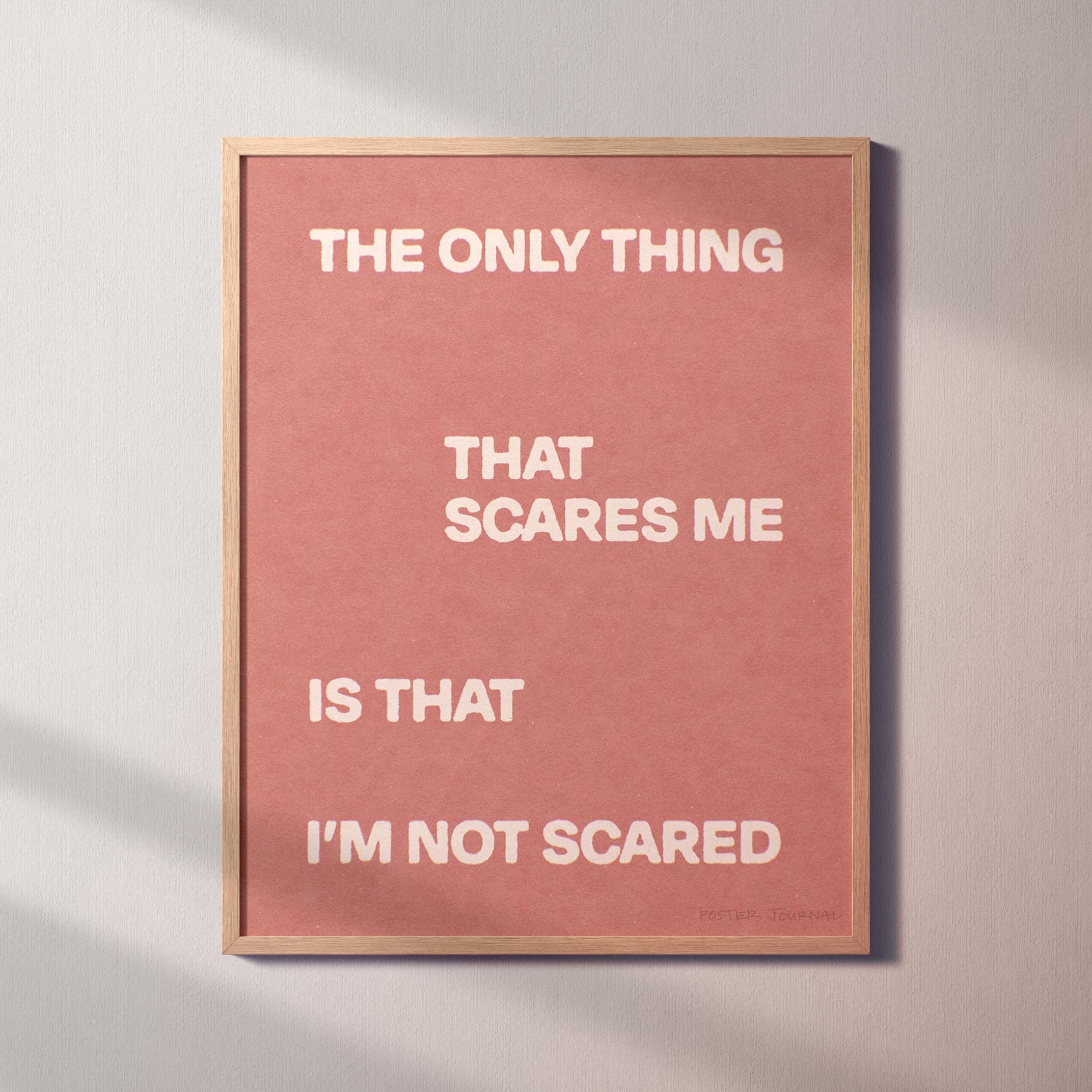 SCARED PRINT