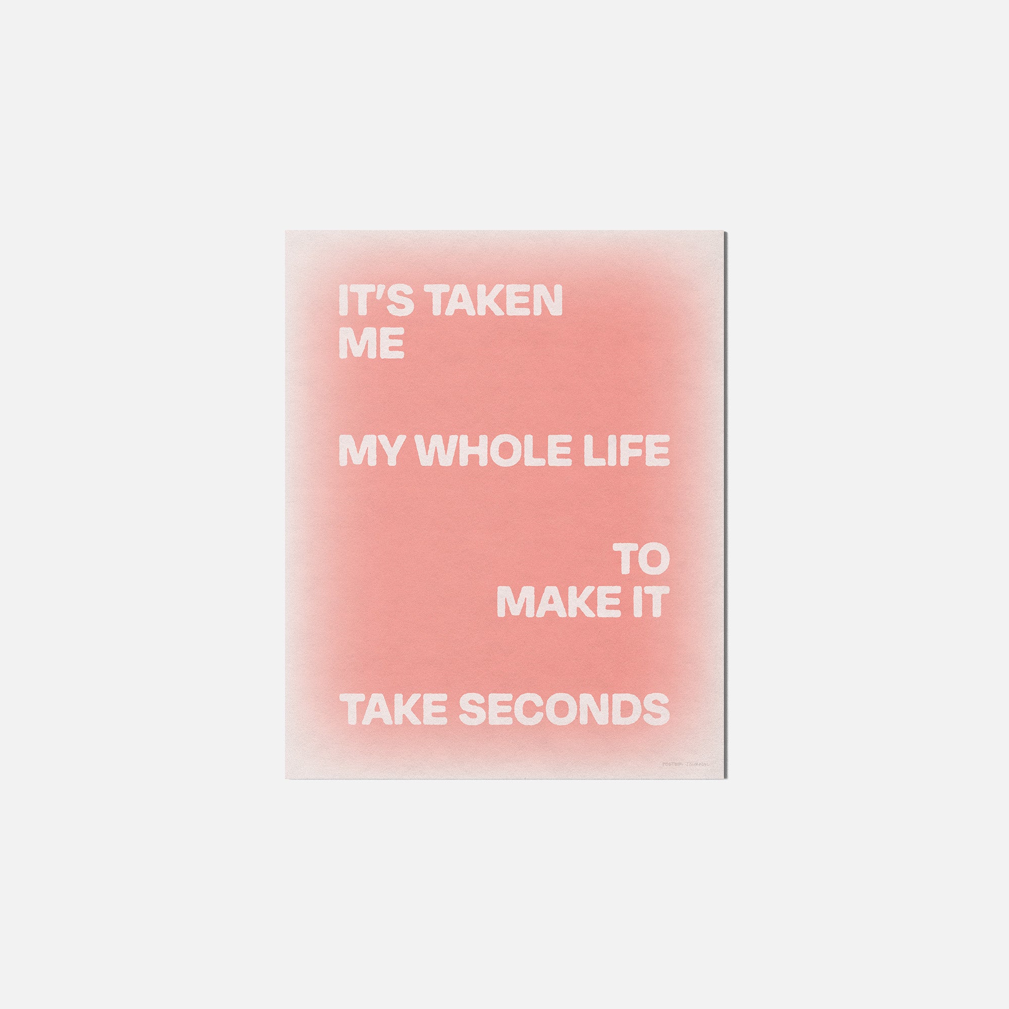 SECONDS PRINT