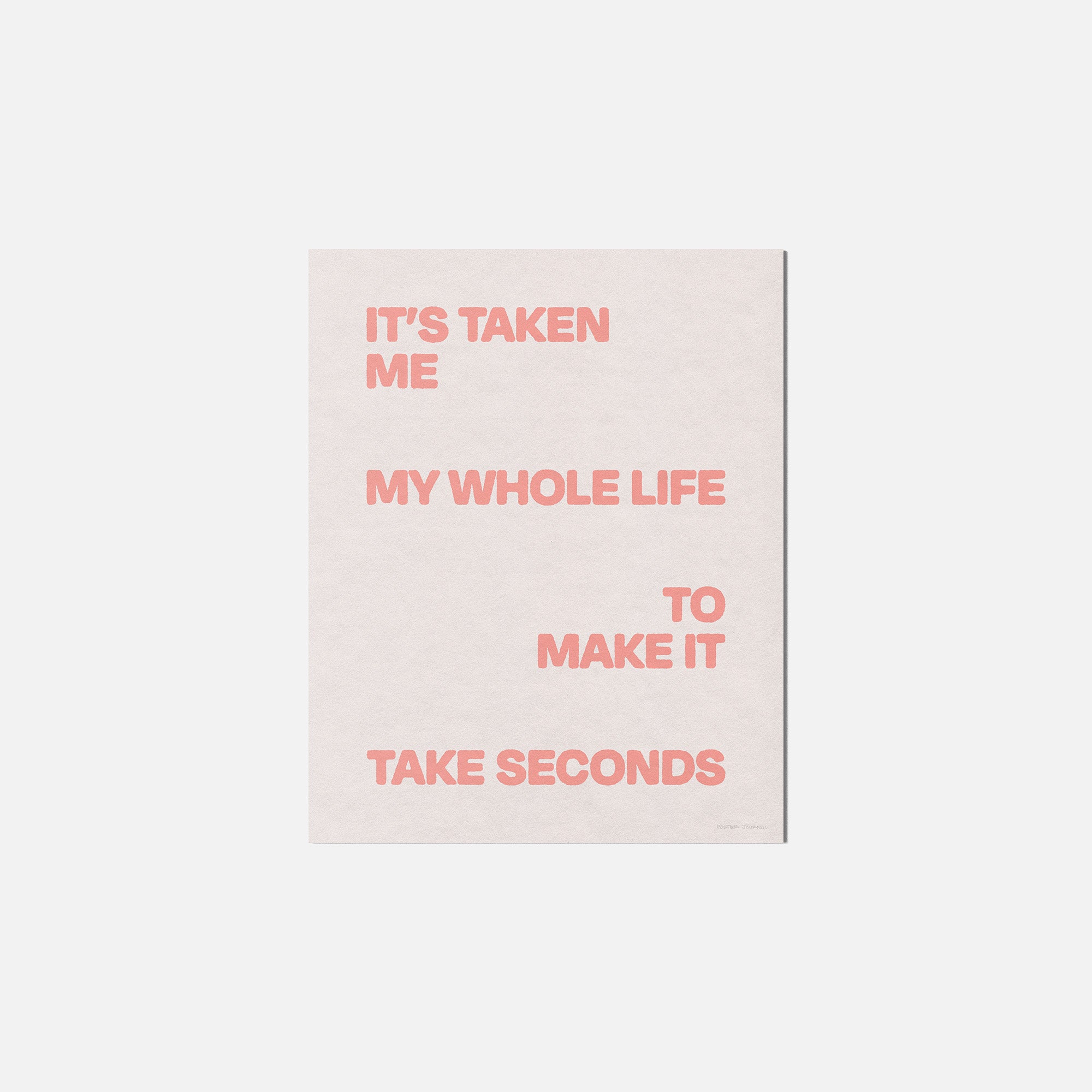 SECONDS PRINT