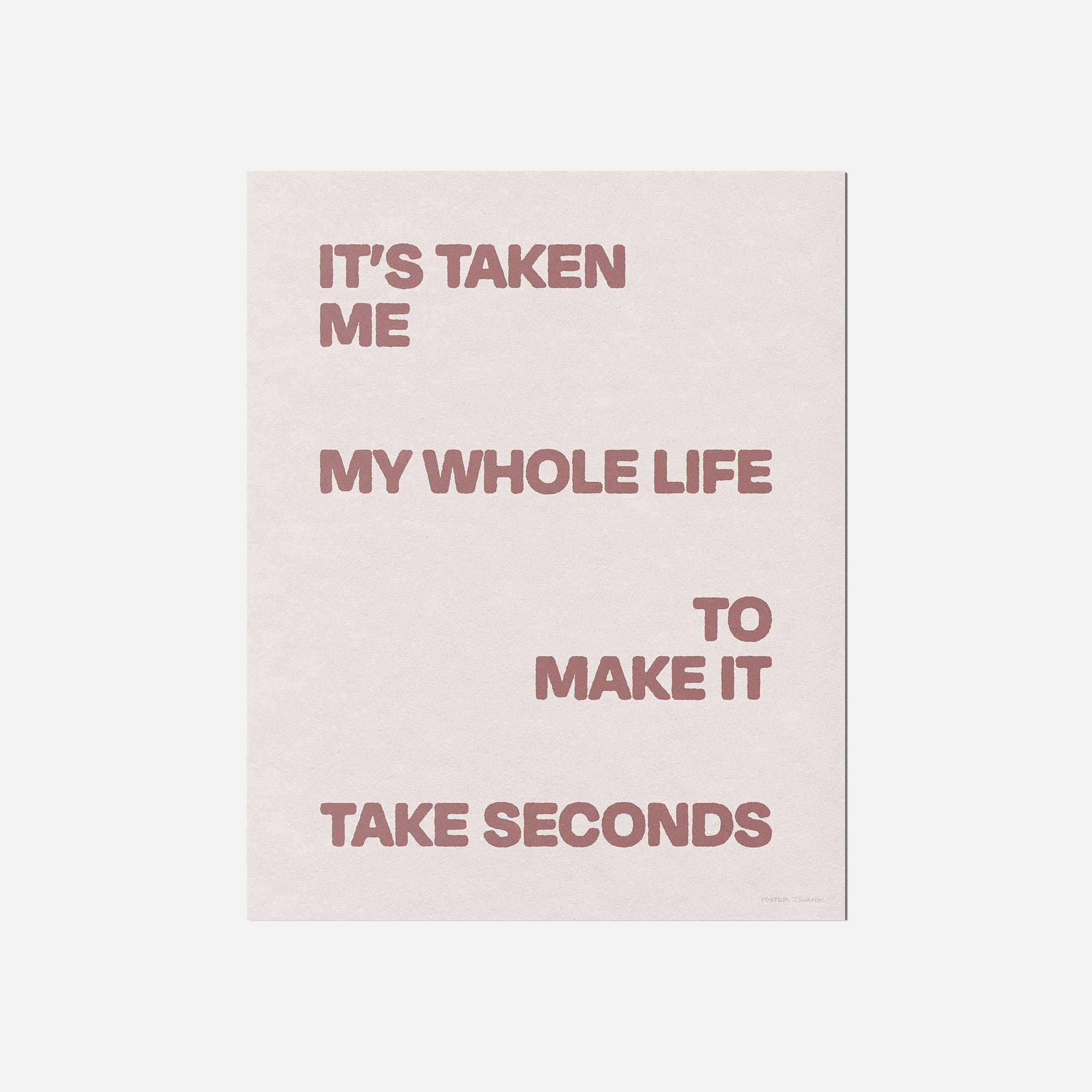 SECONDS PRINT