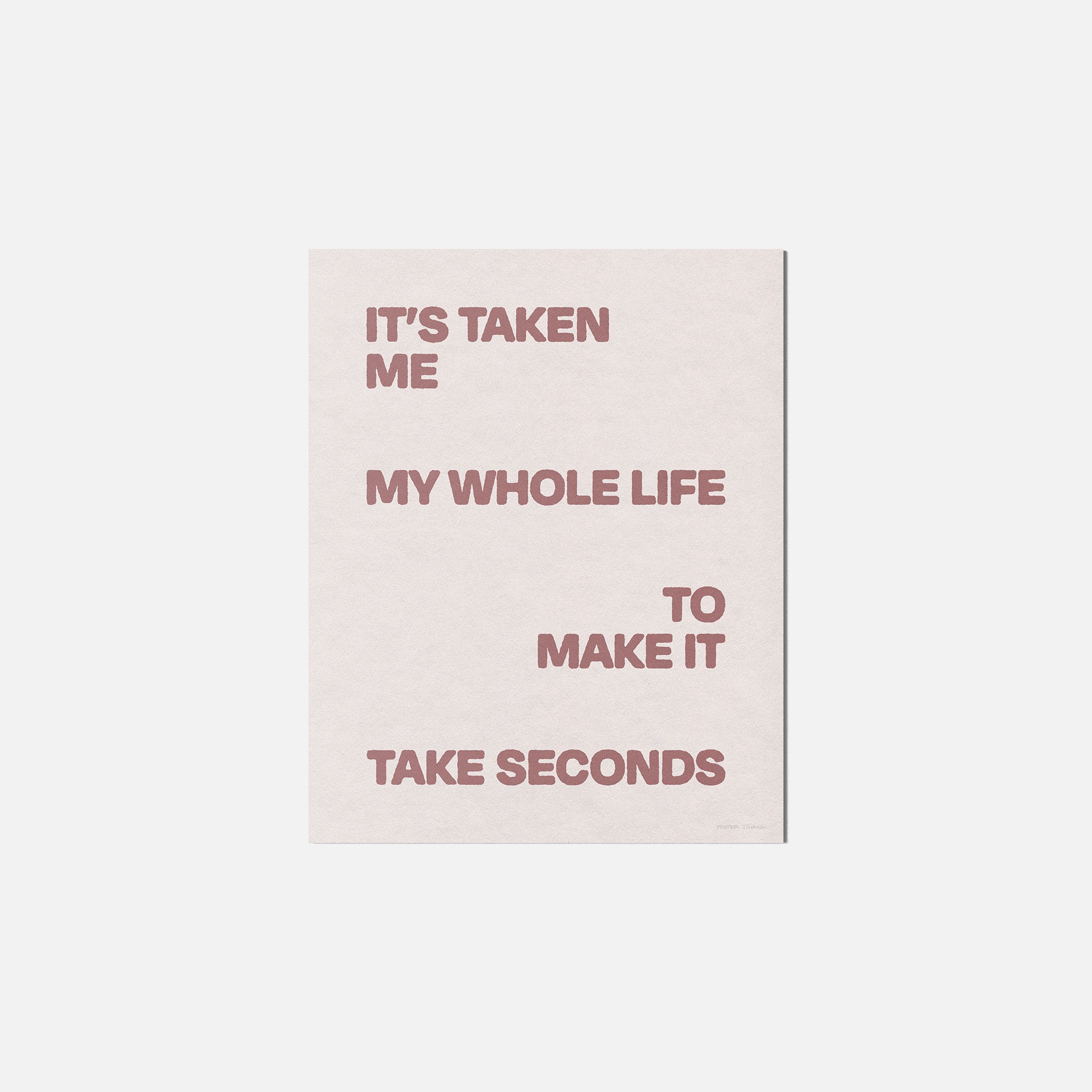 SECONDS PRINT