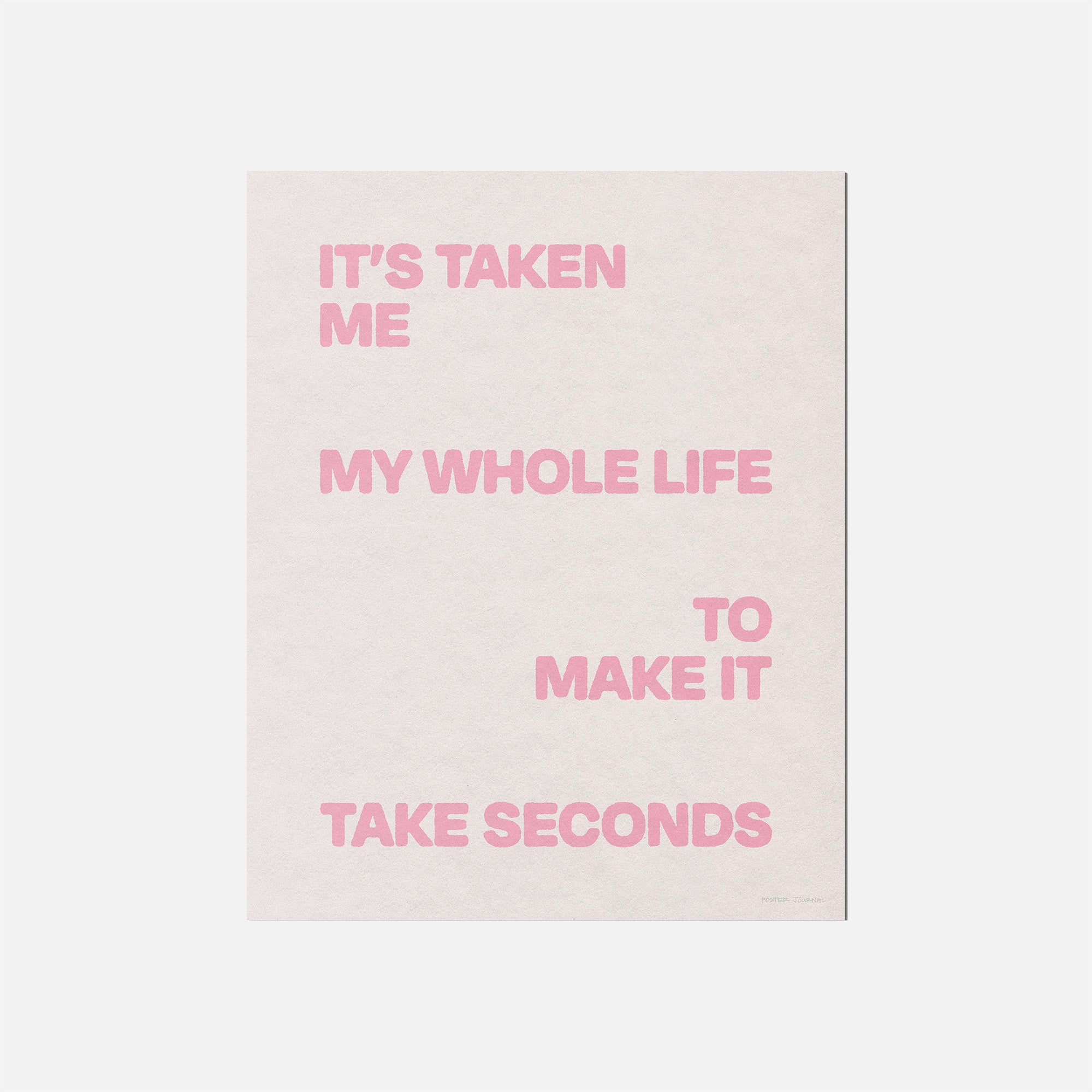 SECONDS PRINT